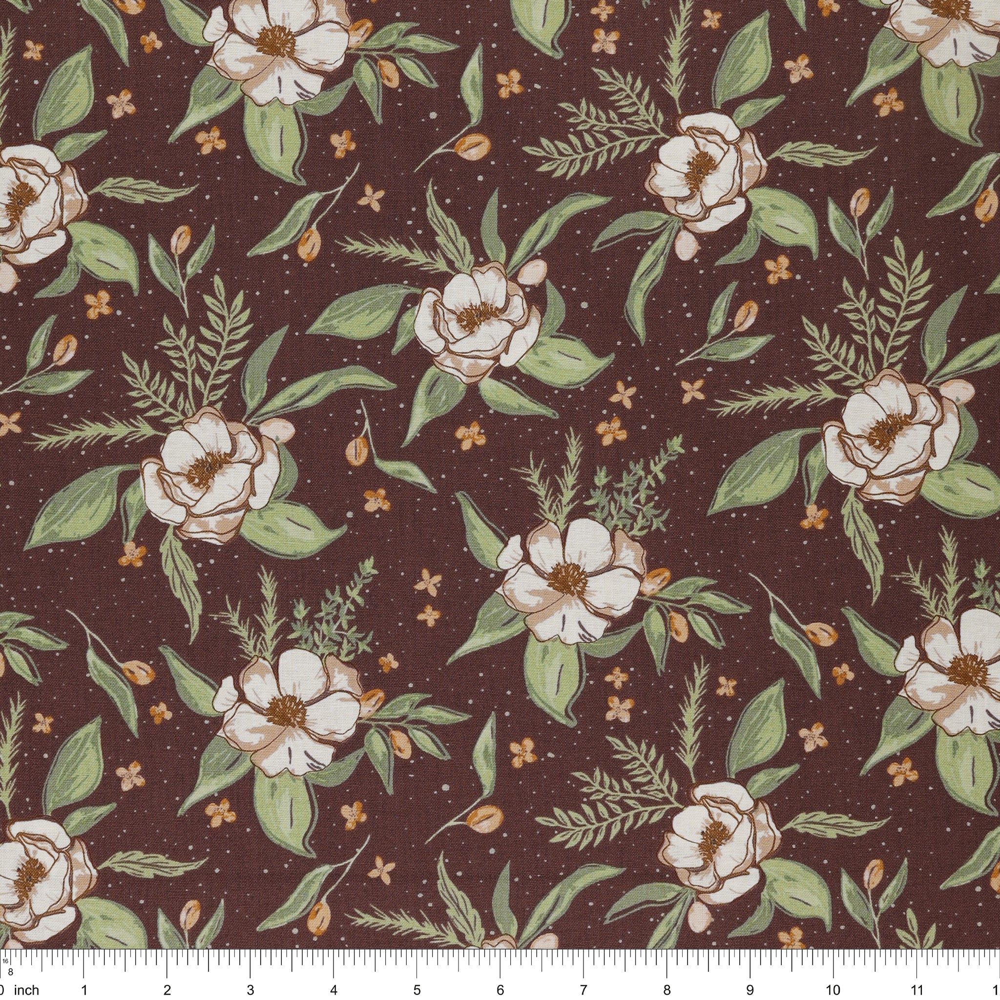 Olive Grove Fabric Collection - Floral Plum - Image 3