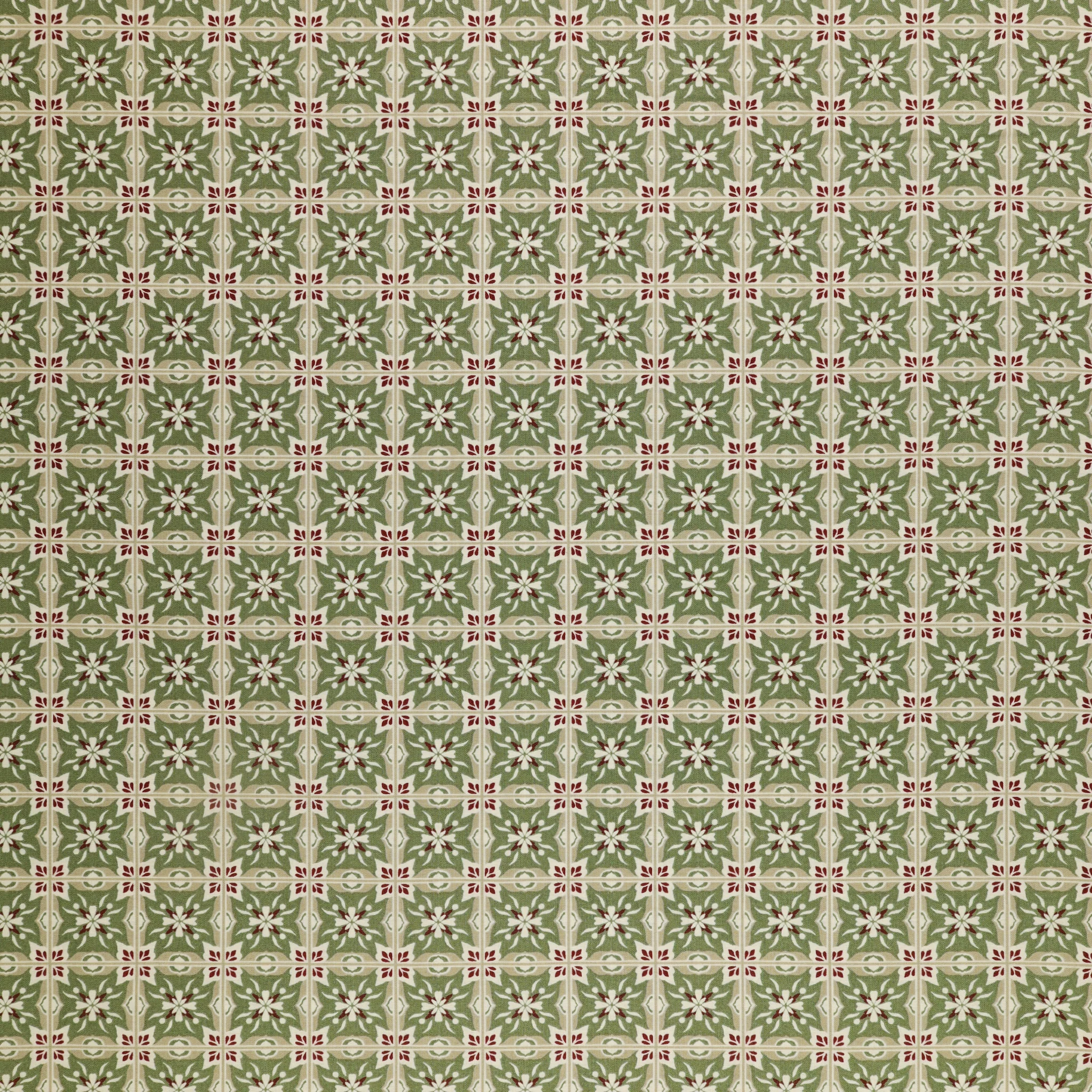 Olive Grove Fabric Collection - Mill Tiles Green