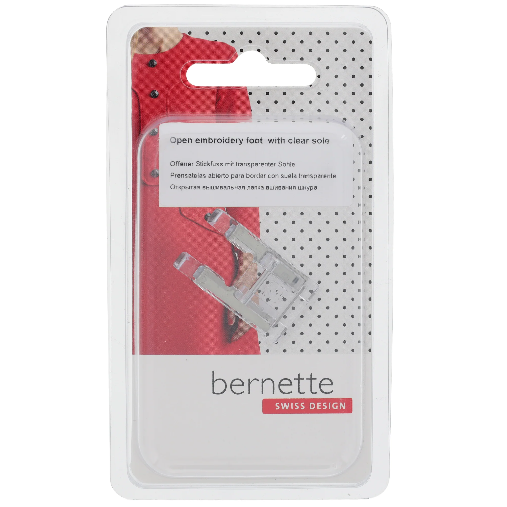 Open Embroidery Foot, bernette #5020601373 - Image 2