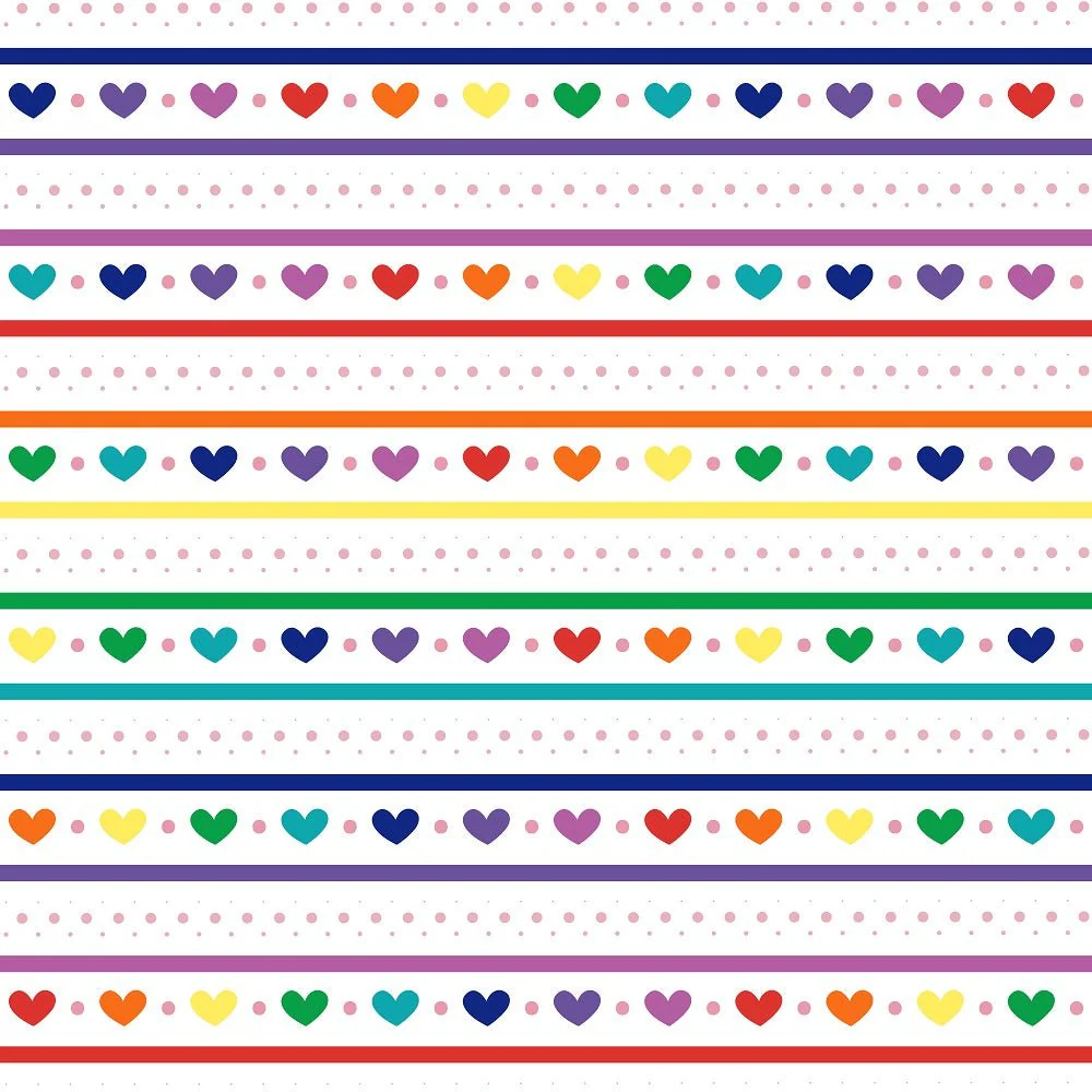 Over the Rainbow Border Fabric