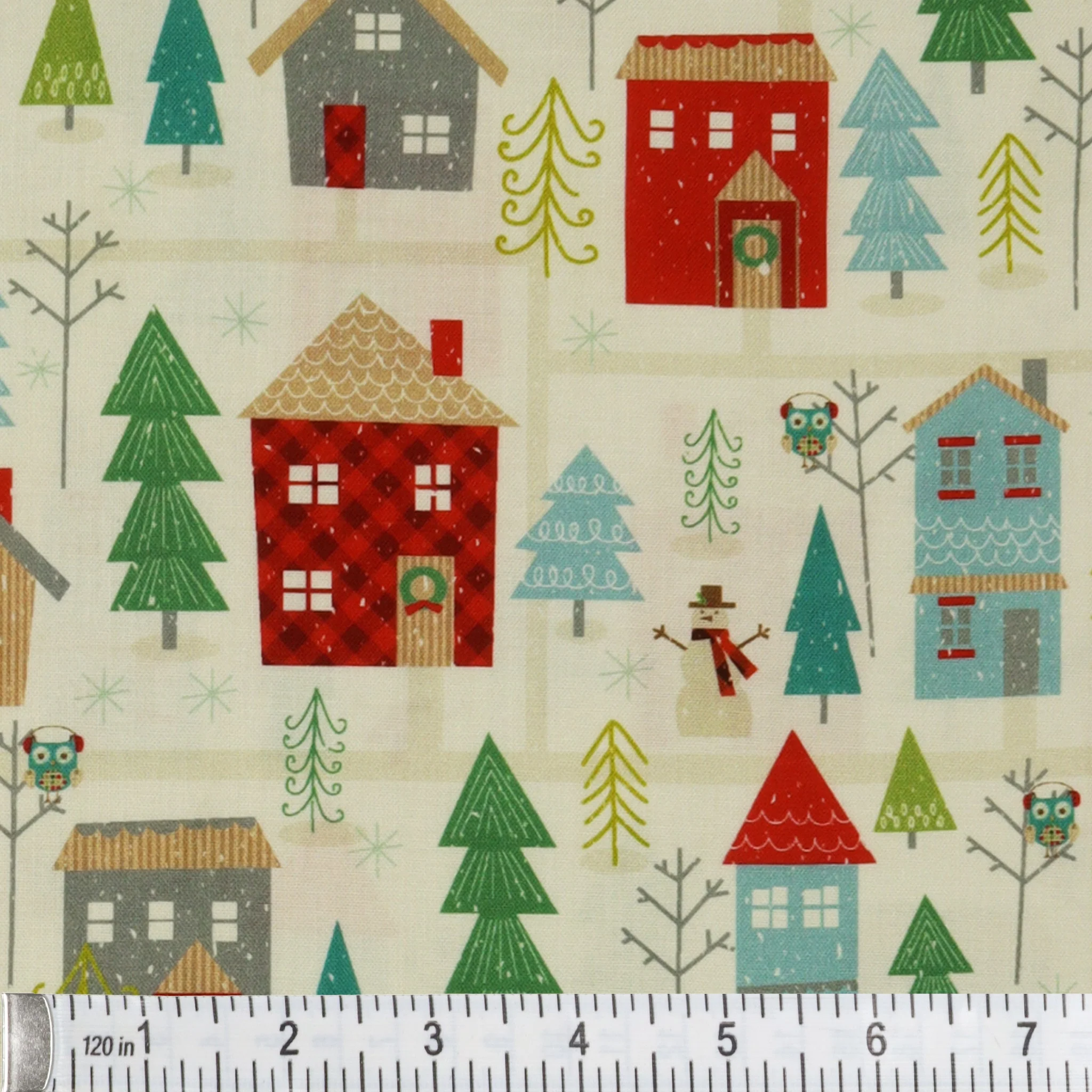 Owl Be Home For Christmas Fabric Collection - Holiday At Home - Image 2