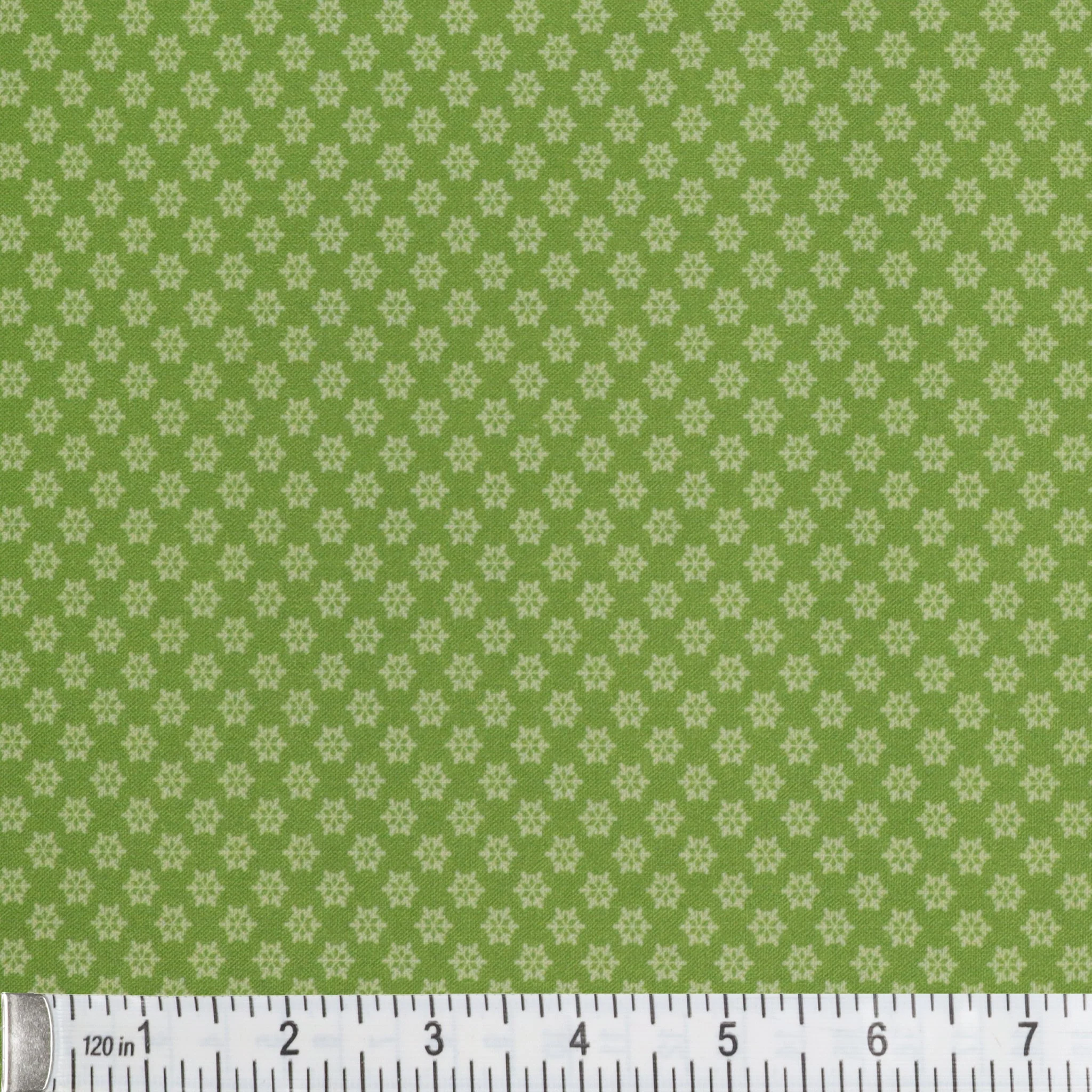 Owl Be Home For Christmas Fabric Collection - Snowflake Mini Leaf - Image 2