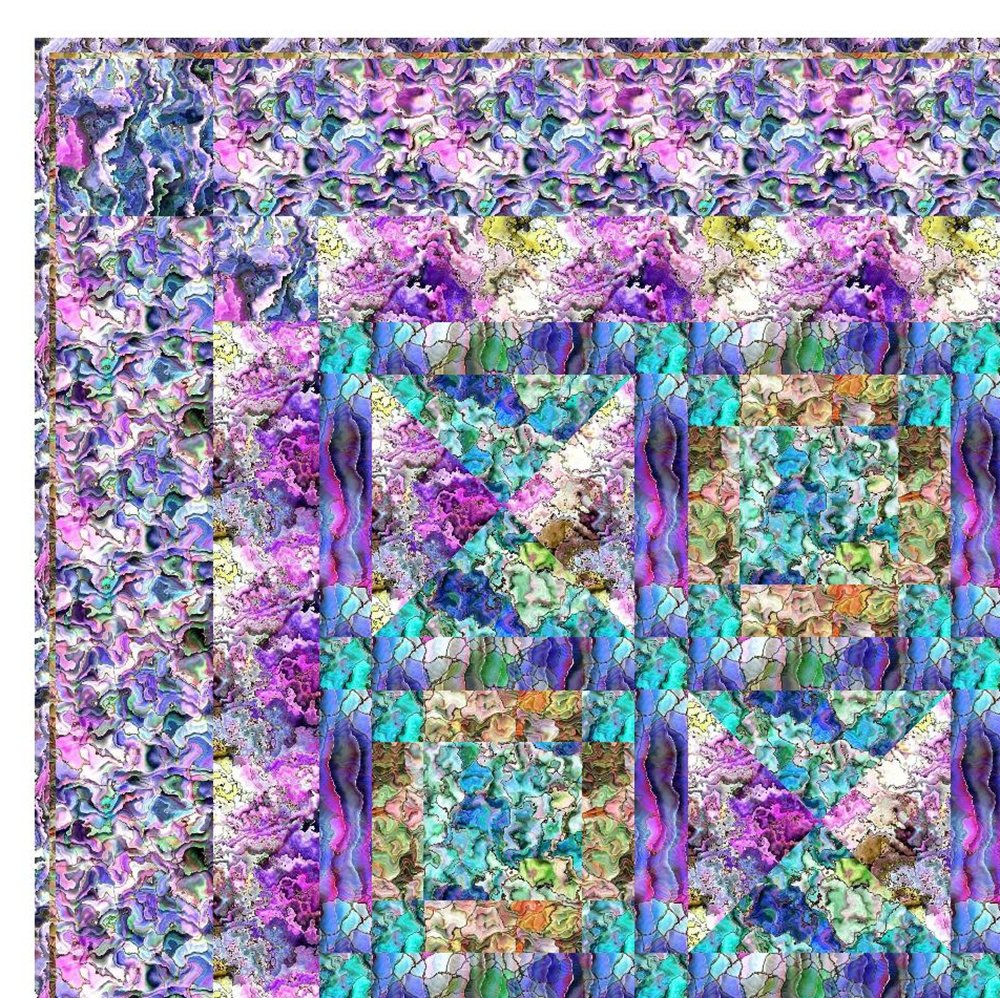 Oyster Shell Collection Quilt Kit - Image 3