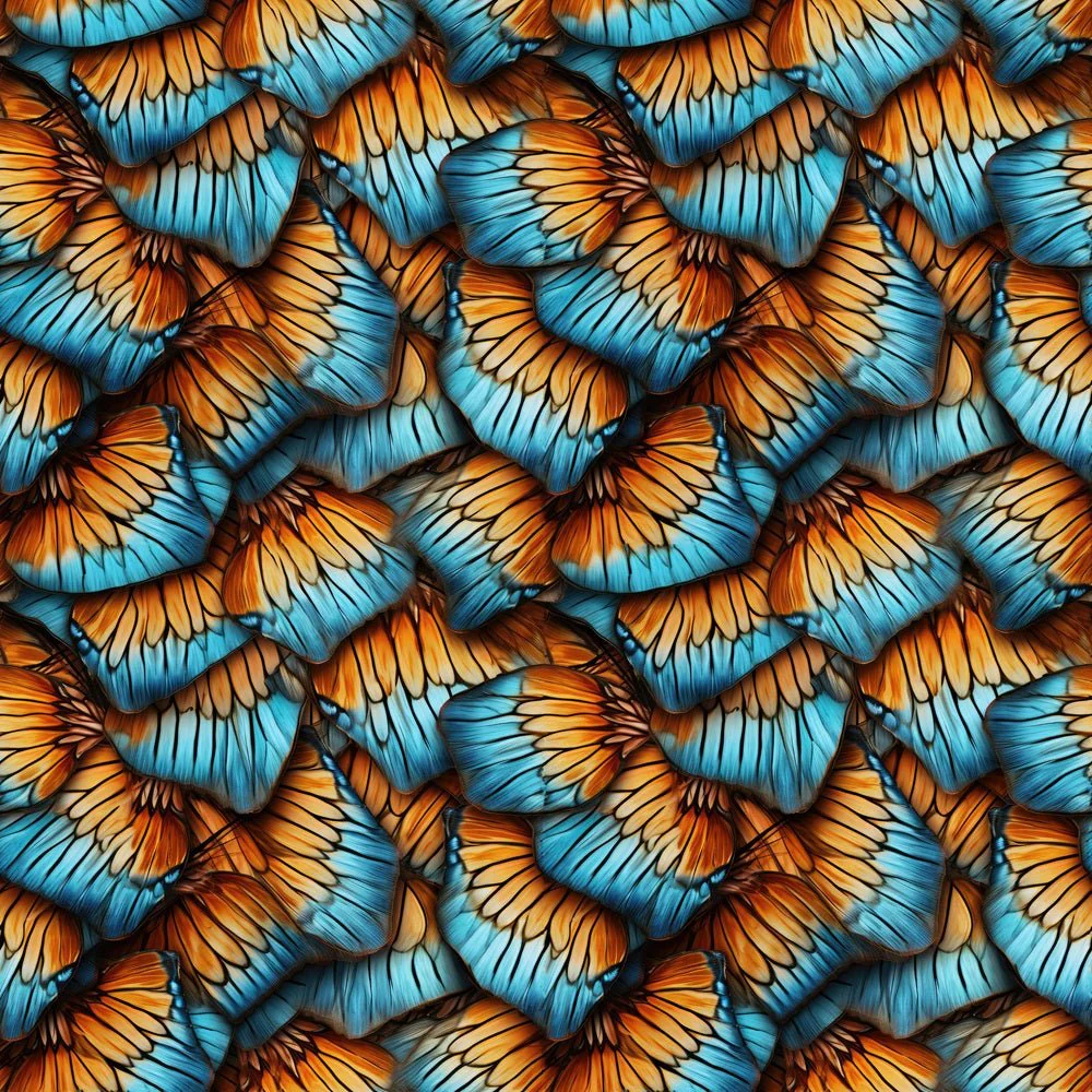 Packed Butterfly Wing Fabric