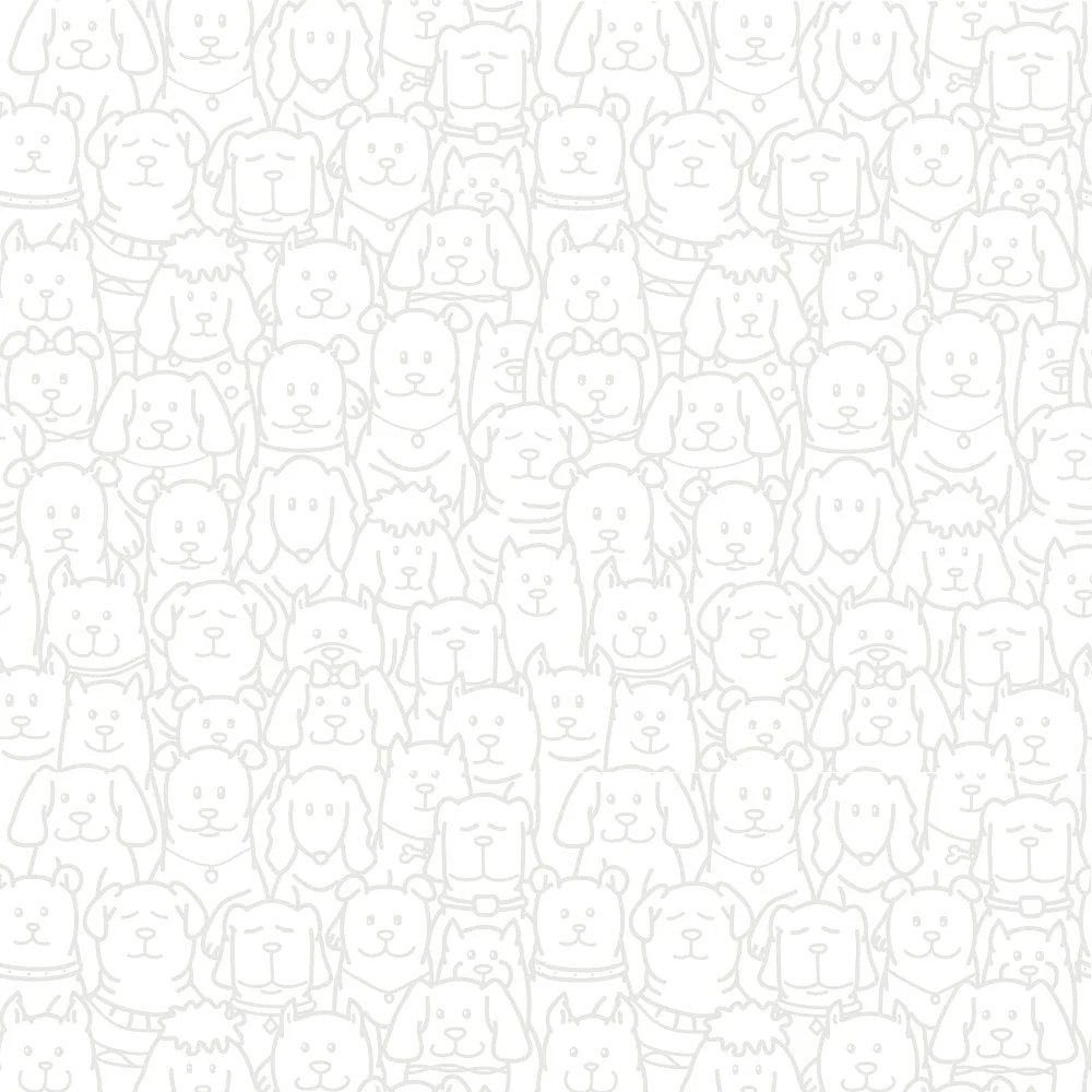 Packed Cute Dogs Tone On Tone Fabric - Image 2