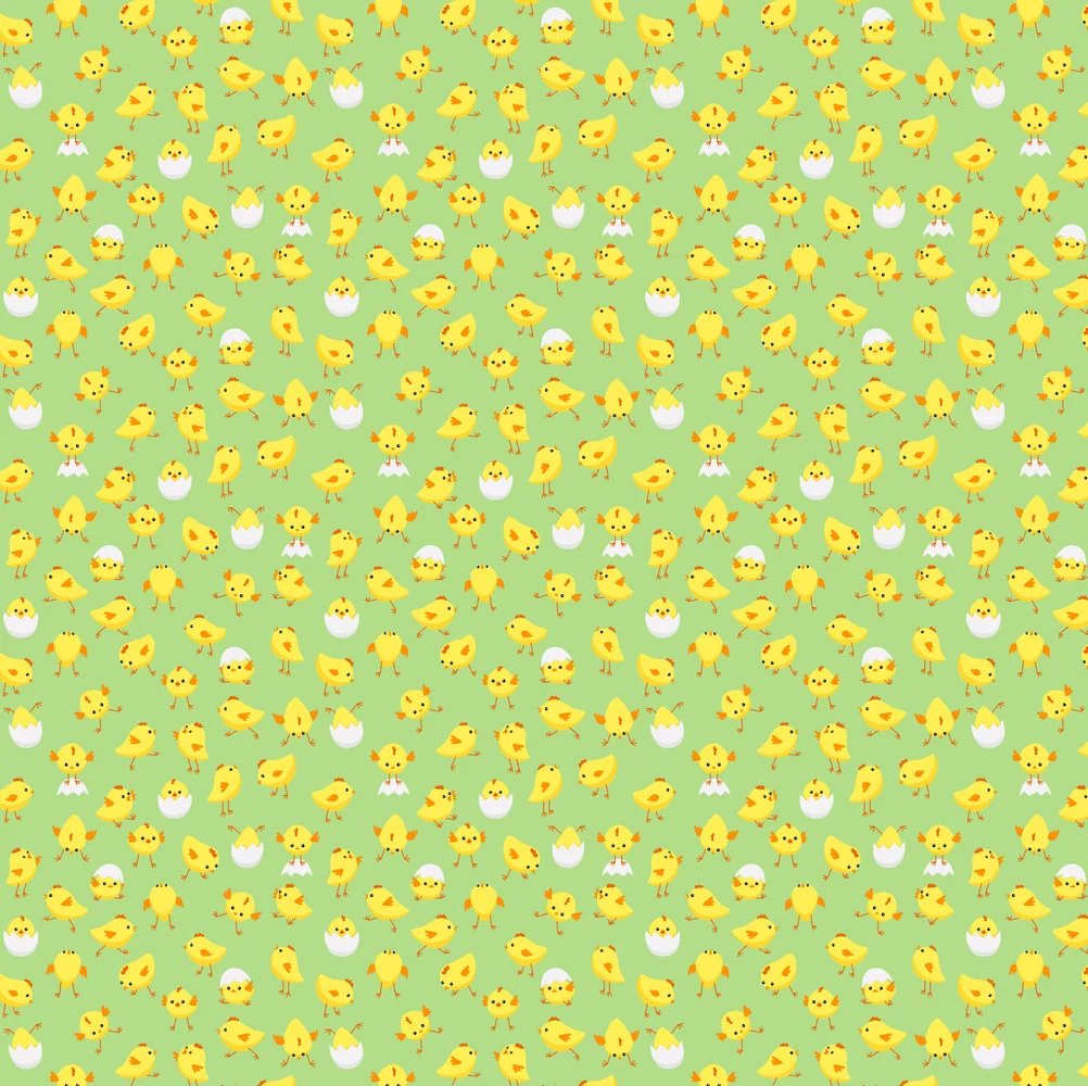 Packed Tiny Chicks Fabric