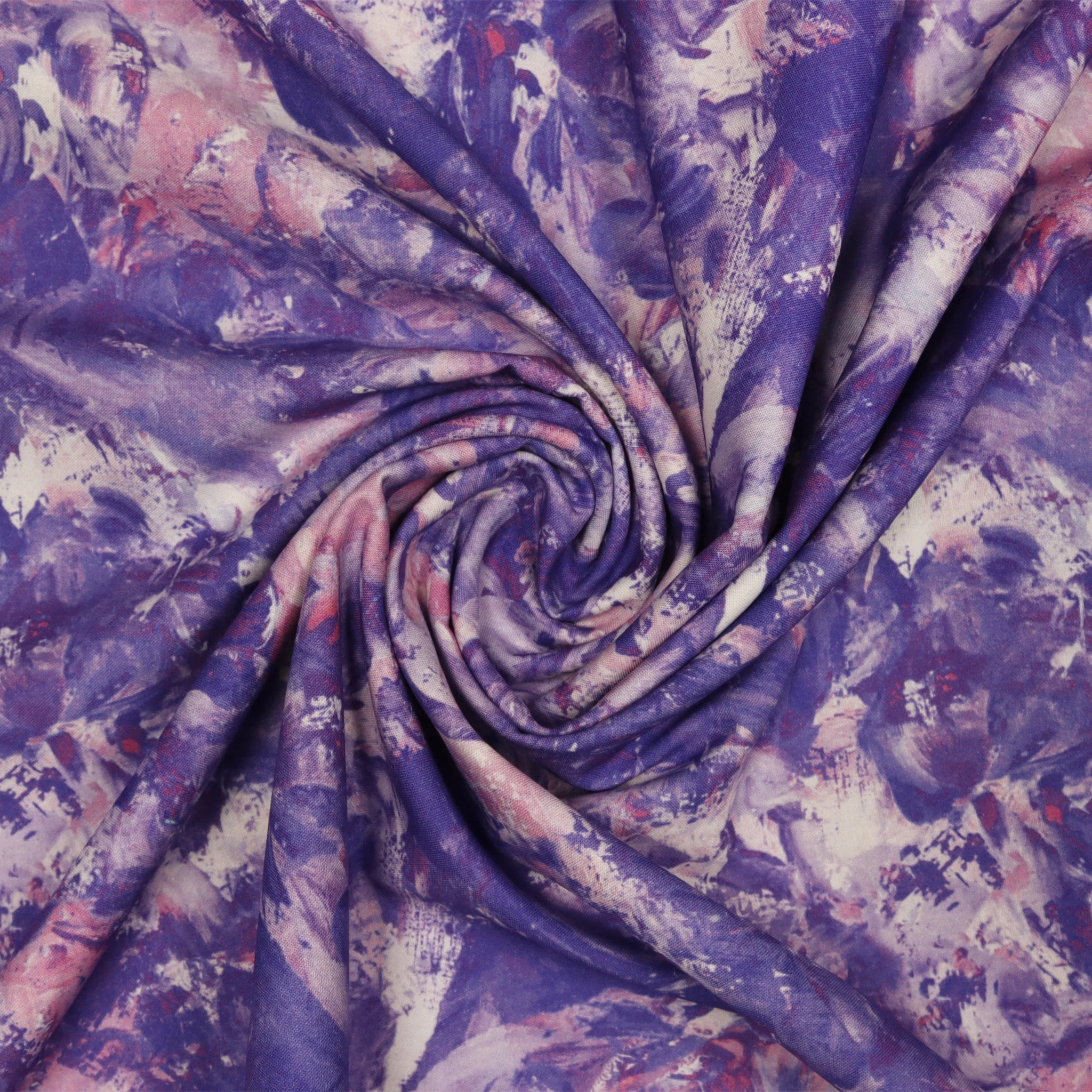Paint Splash 108" Quilt Backing - Lilac - Image 2