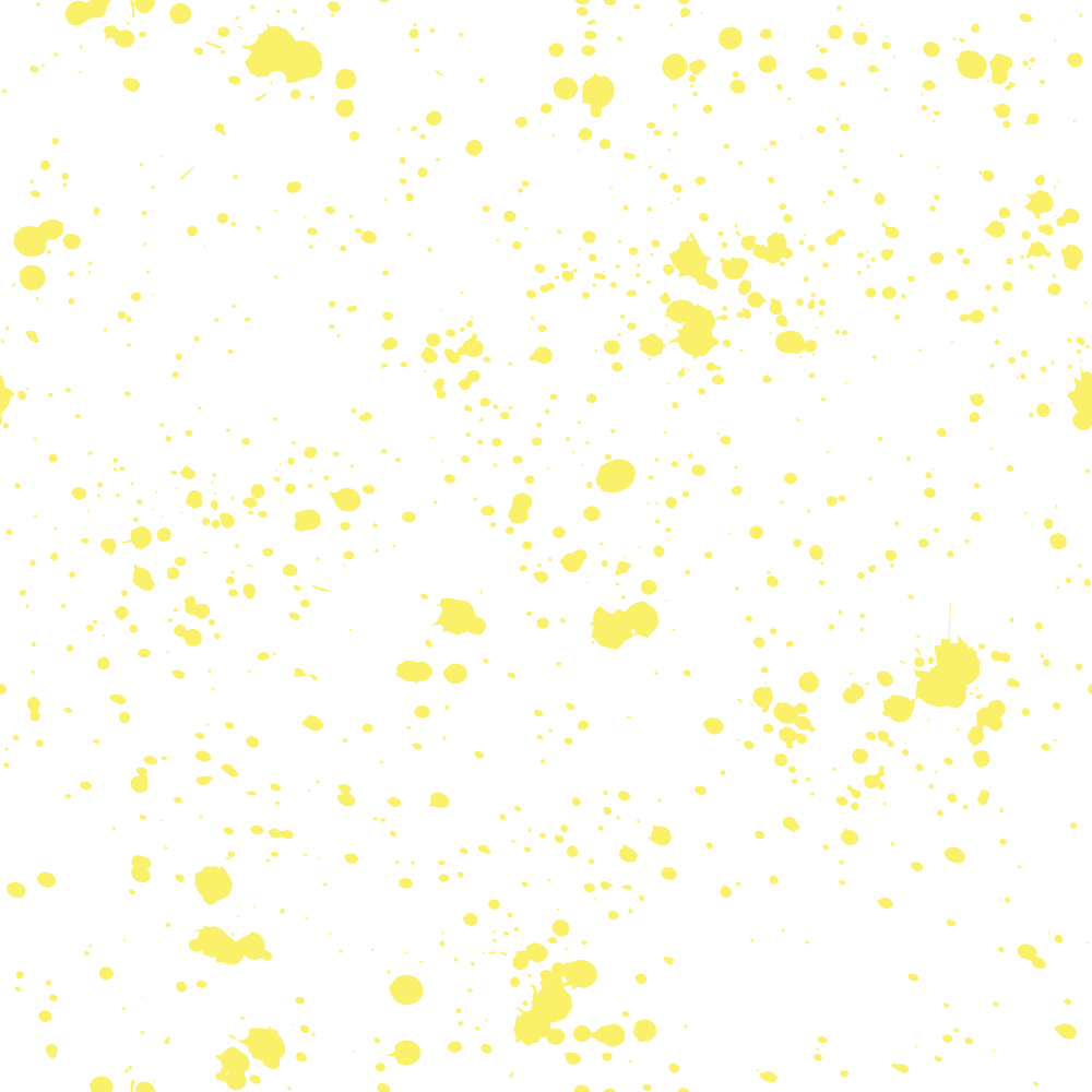 Paint Splatter Fabric - Yellow