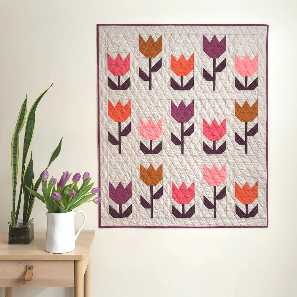 Paper Tulips Quilt Pattern - Image 2