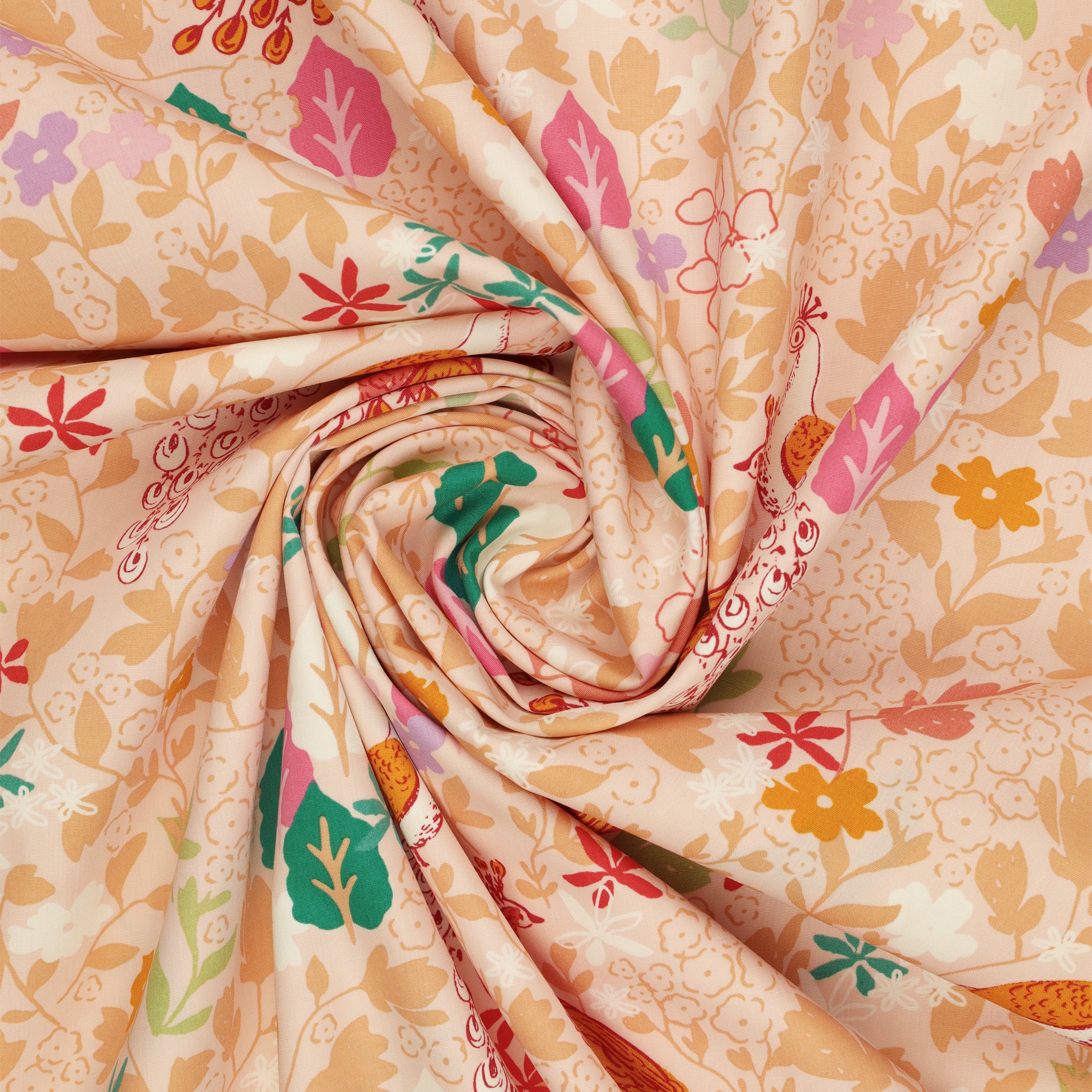Paradise Garden Fabric Collection - Peacock’s Waltz - Image 2