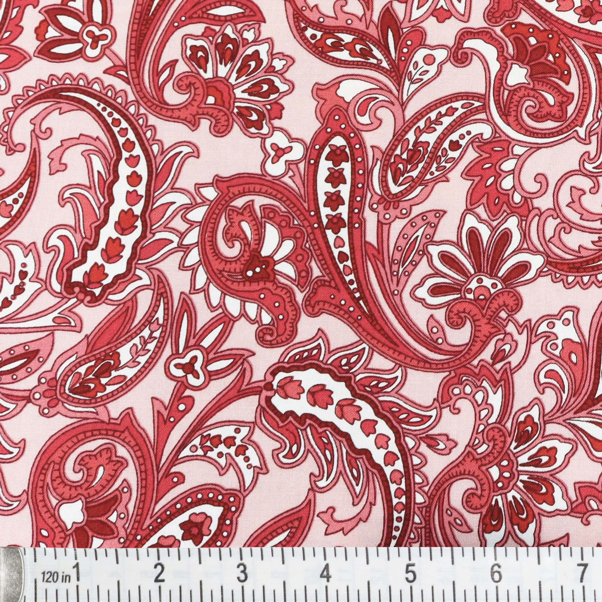 Paradise Park Fabric Collection - Park Bench Rose - Image 2