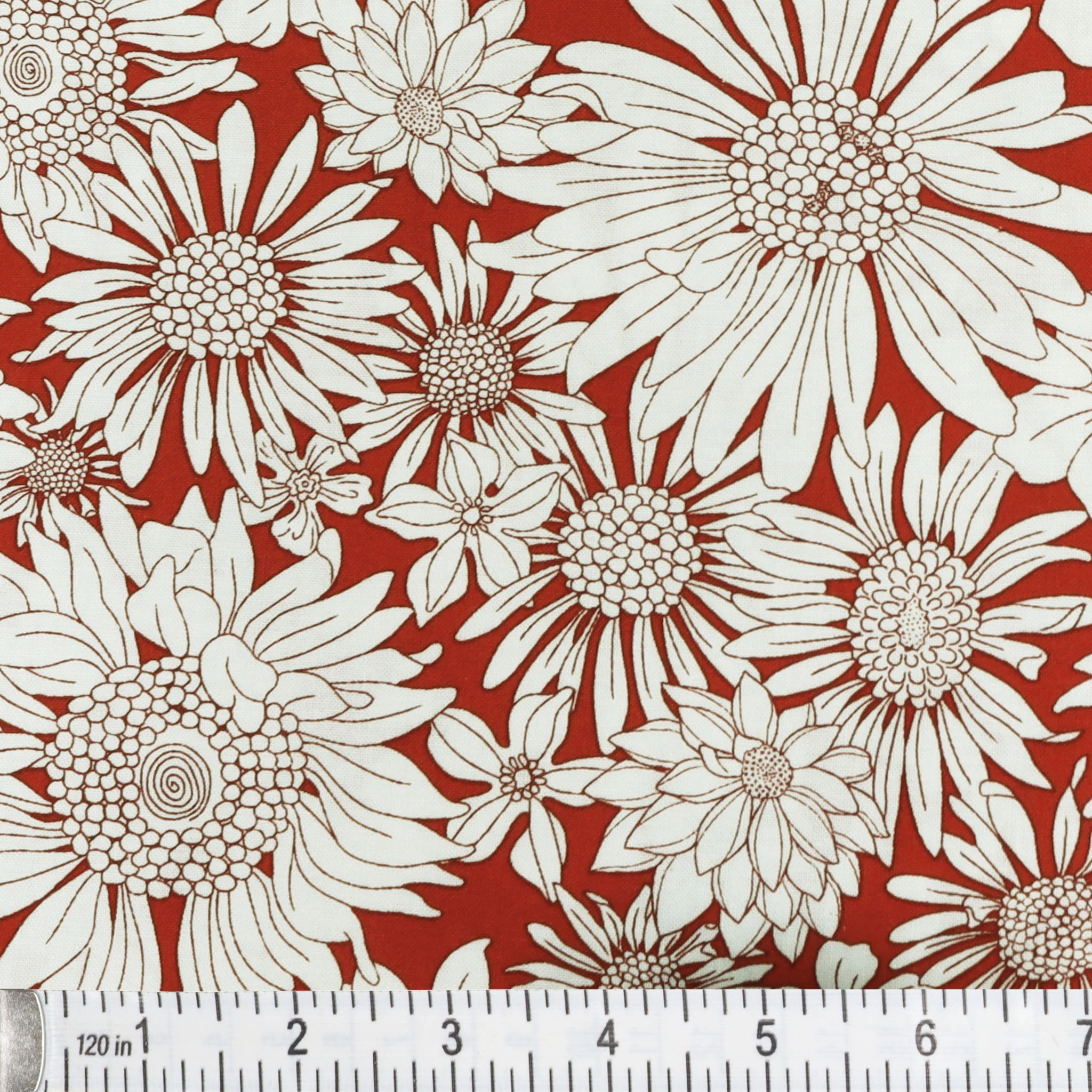 Paradise Park Fabric Collection - The Gazebo Red - Image 2