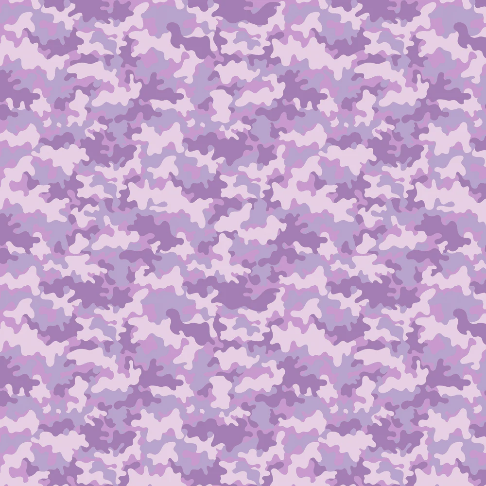 Pastel Camouflage Fabric - Light Purple