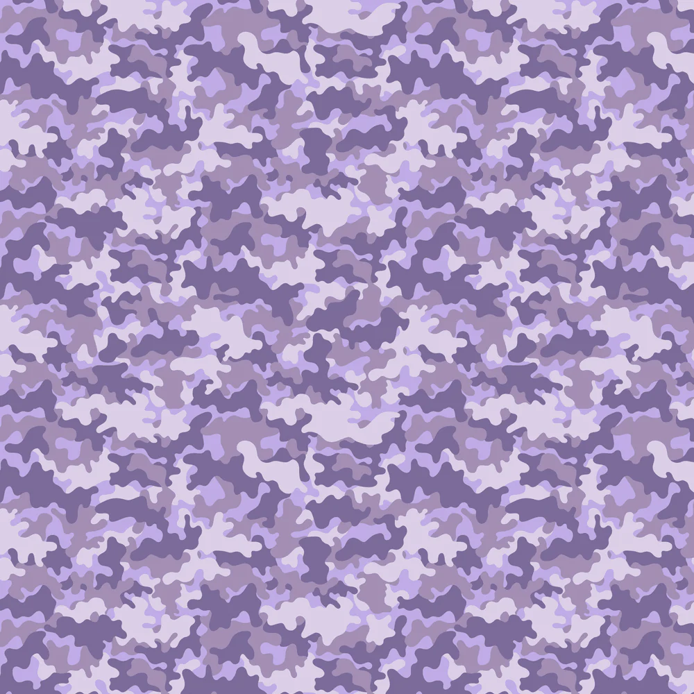Pastel Camouflage Fabric - Purple