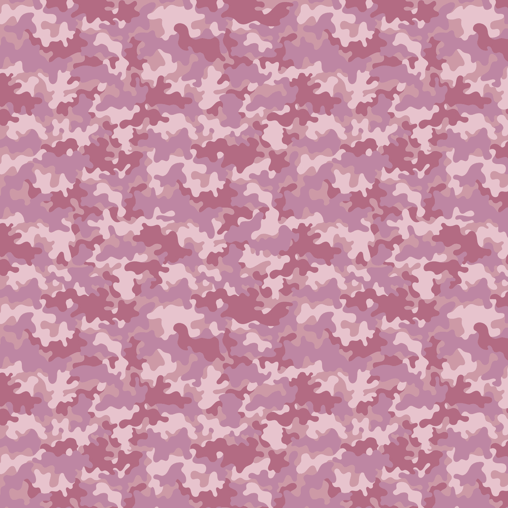 Pastel Camouflage Fabric - Red