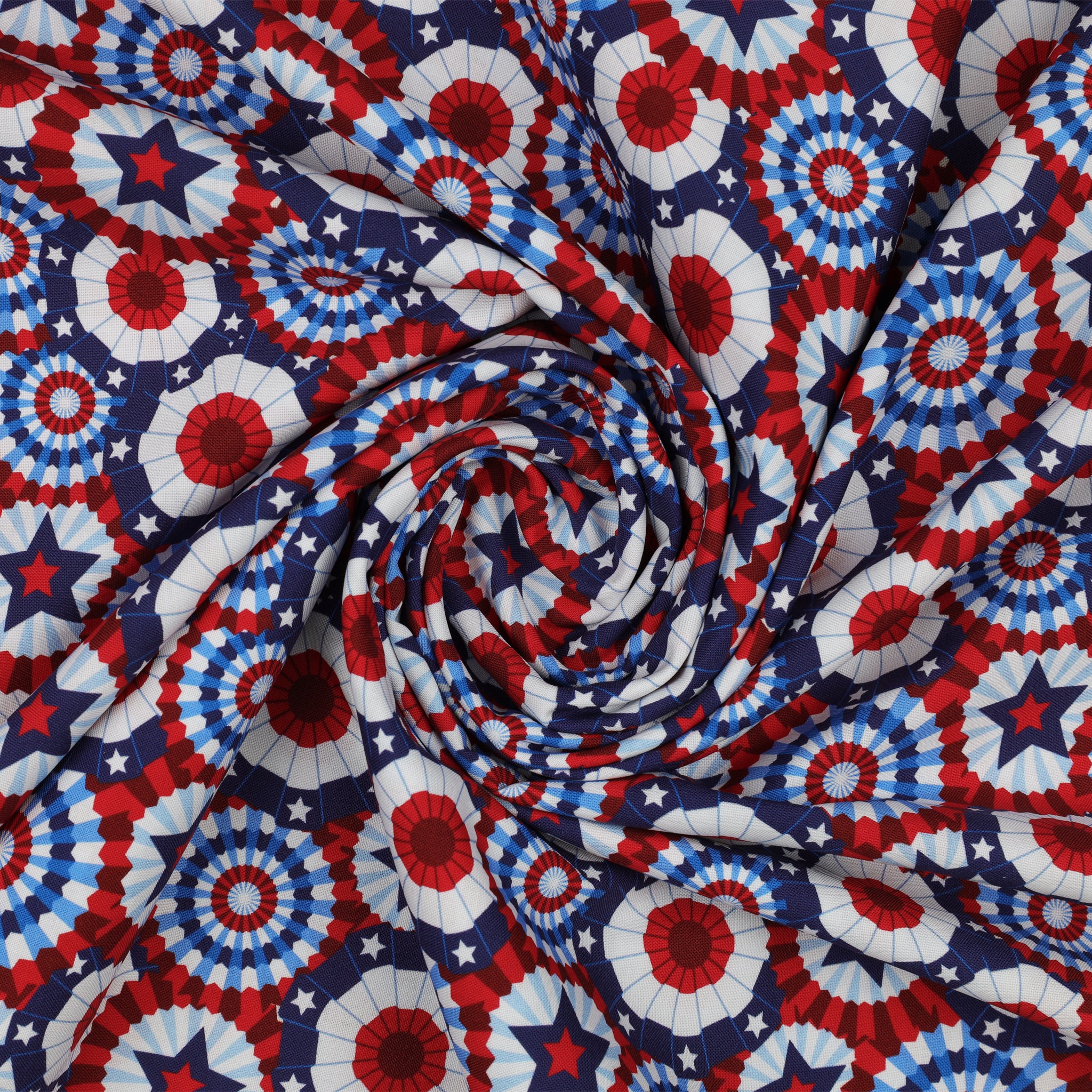 Patriotic 108" Wide Quilt Backing - Multi - Image 2