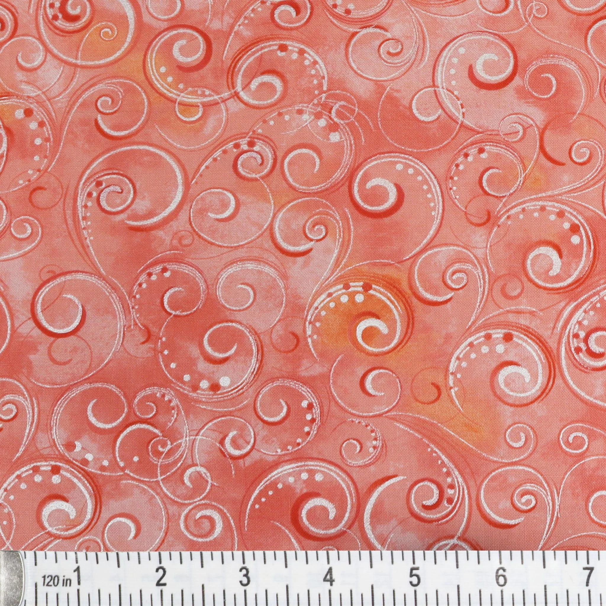 Pearl Splendor Fabric Collection - Coral - Image 2