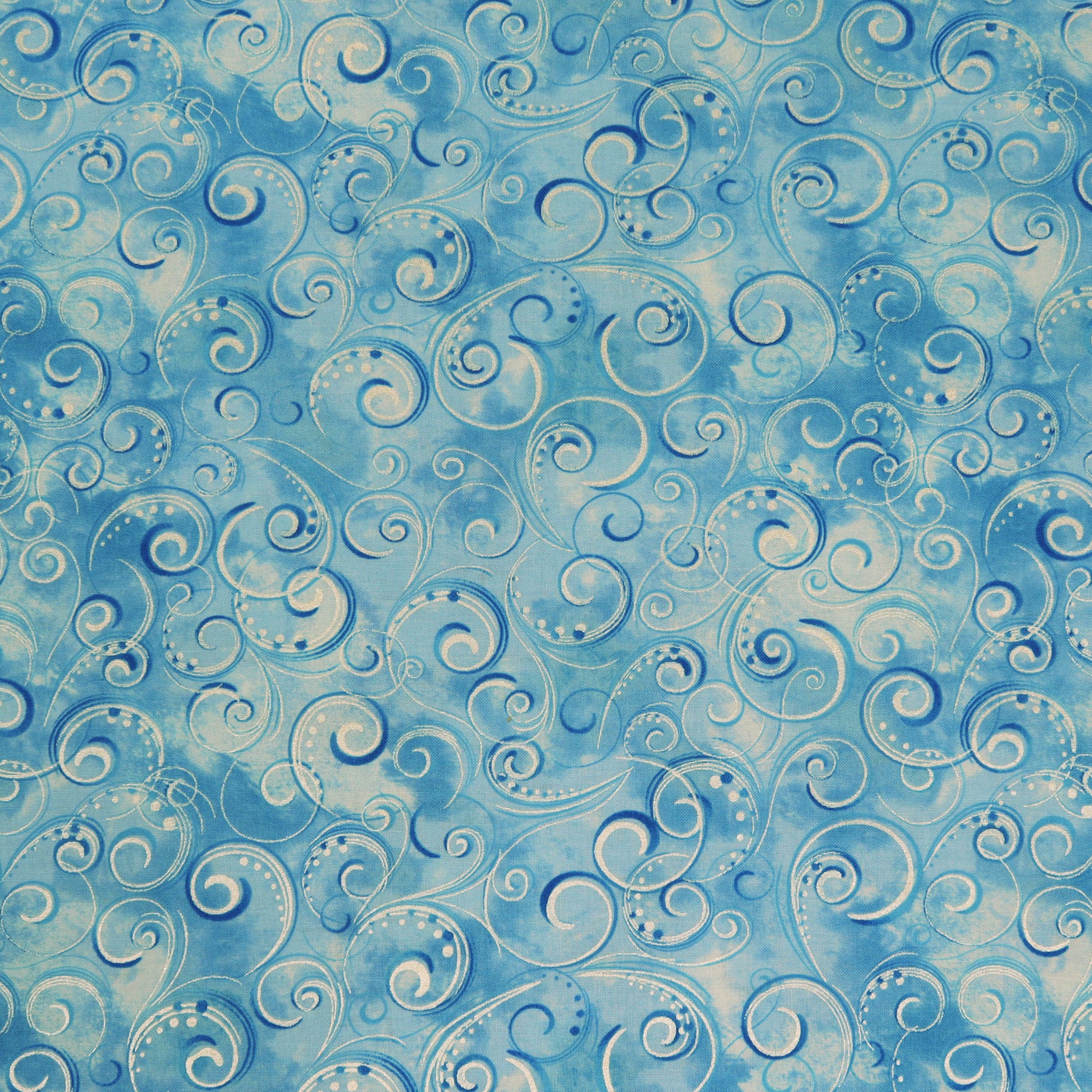 Pearl Splendor Fabric Collection - Cornflower Blue