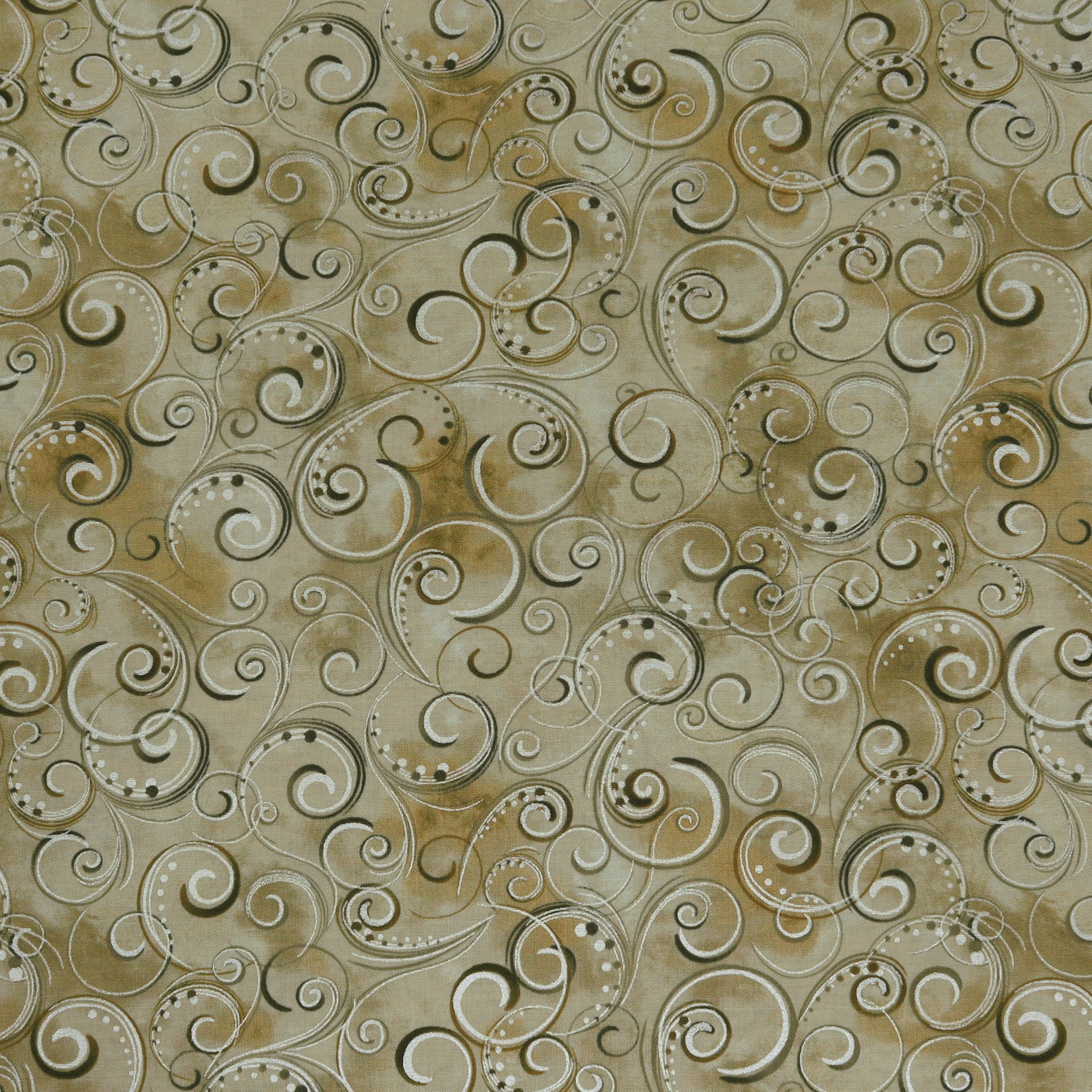 Pearl Splendor Fabric Collection - Dark Taupe