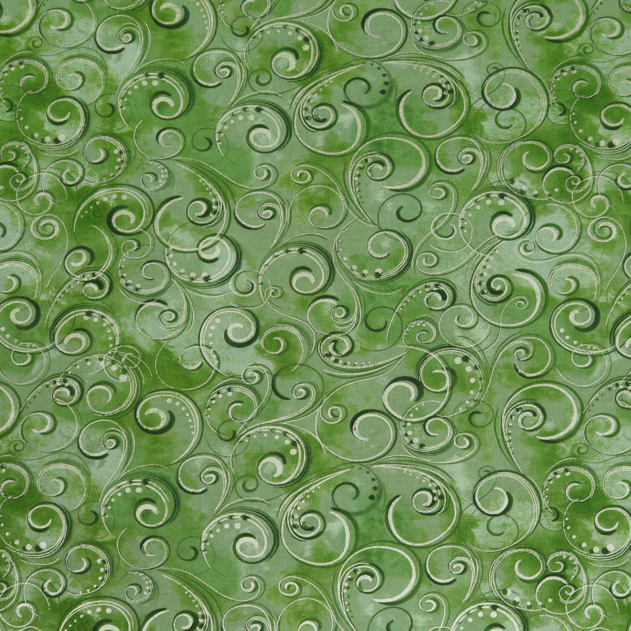 Pearl Splendor Fabric Collection - Meadow Green