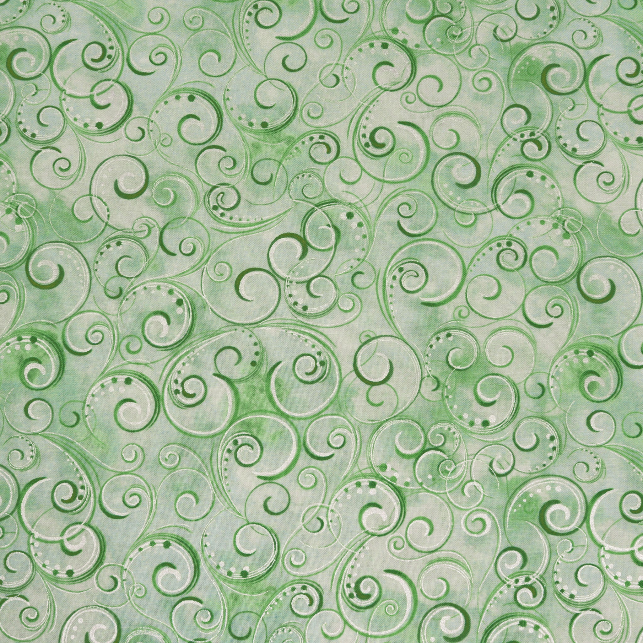 Pearl Splendor Fabric Collection - Sage Green