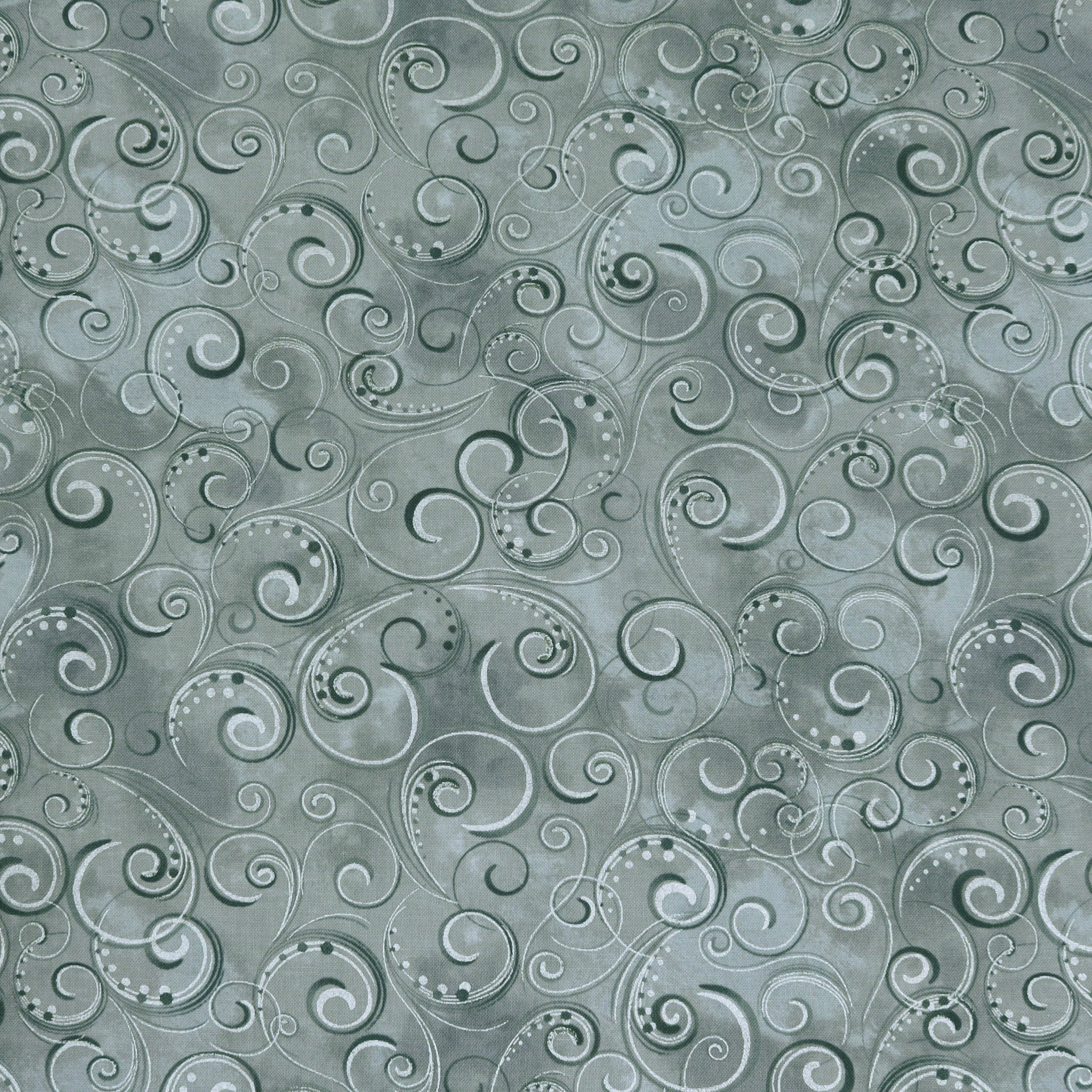 Pearl Splendor Fabric Collection - Smoky Gray