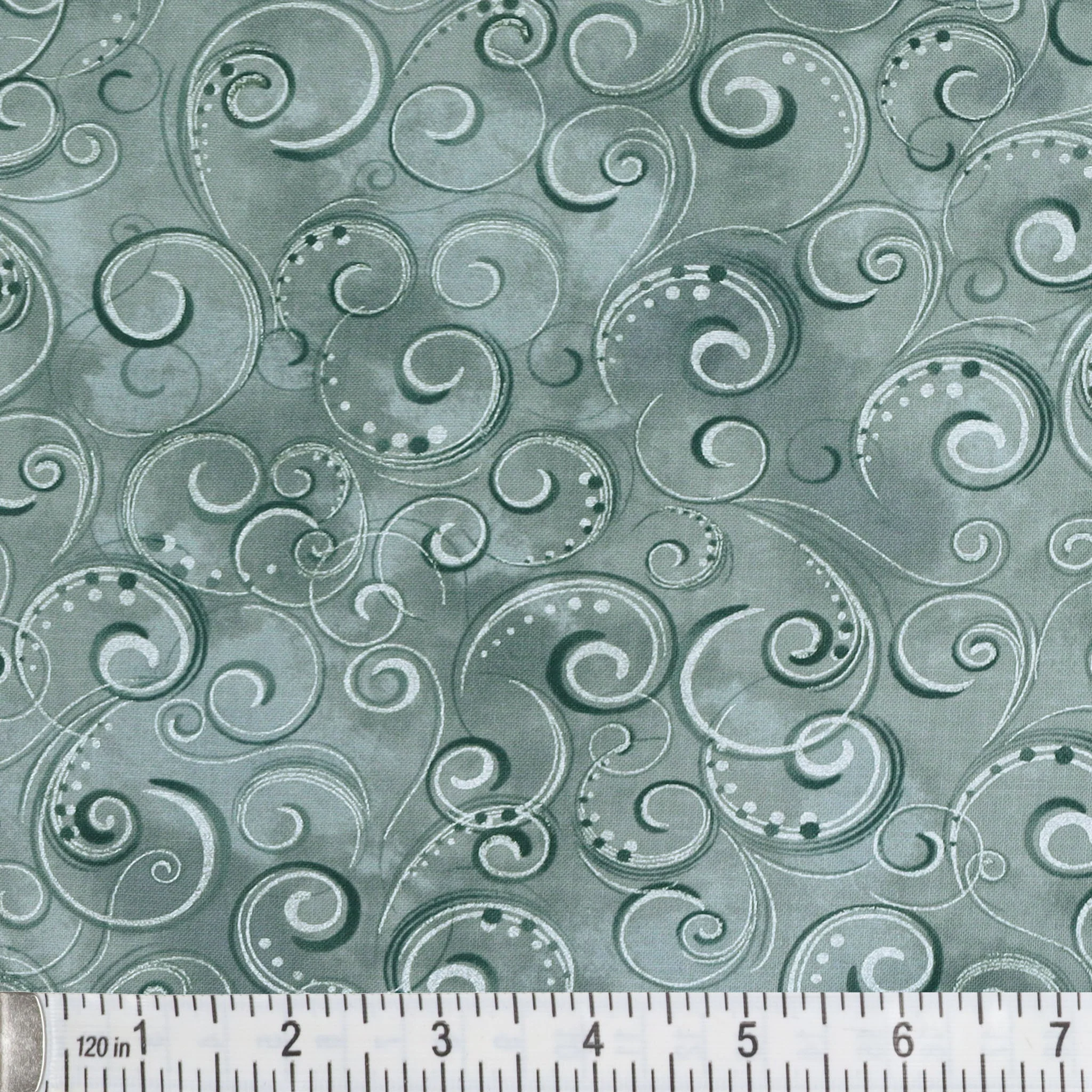 Pearl Splendor Fabric Collection - Smoky Gray - Image 2