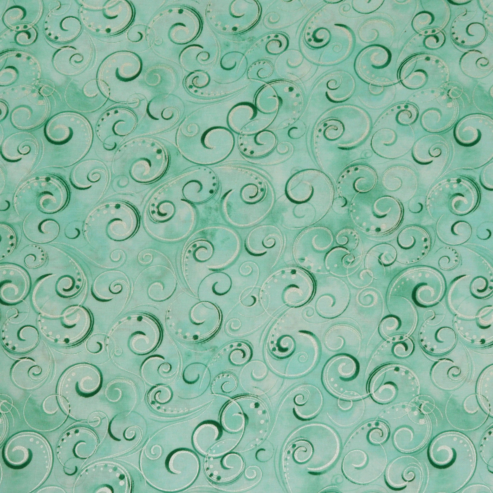 Pearl Splendor Fabric Collection - Soft Jade