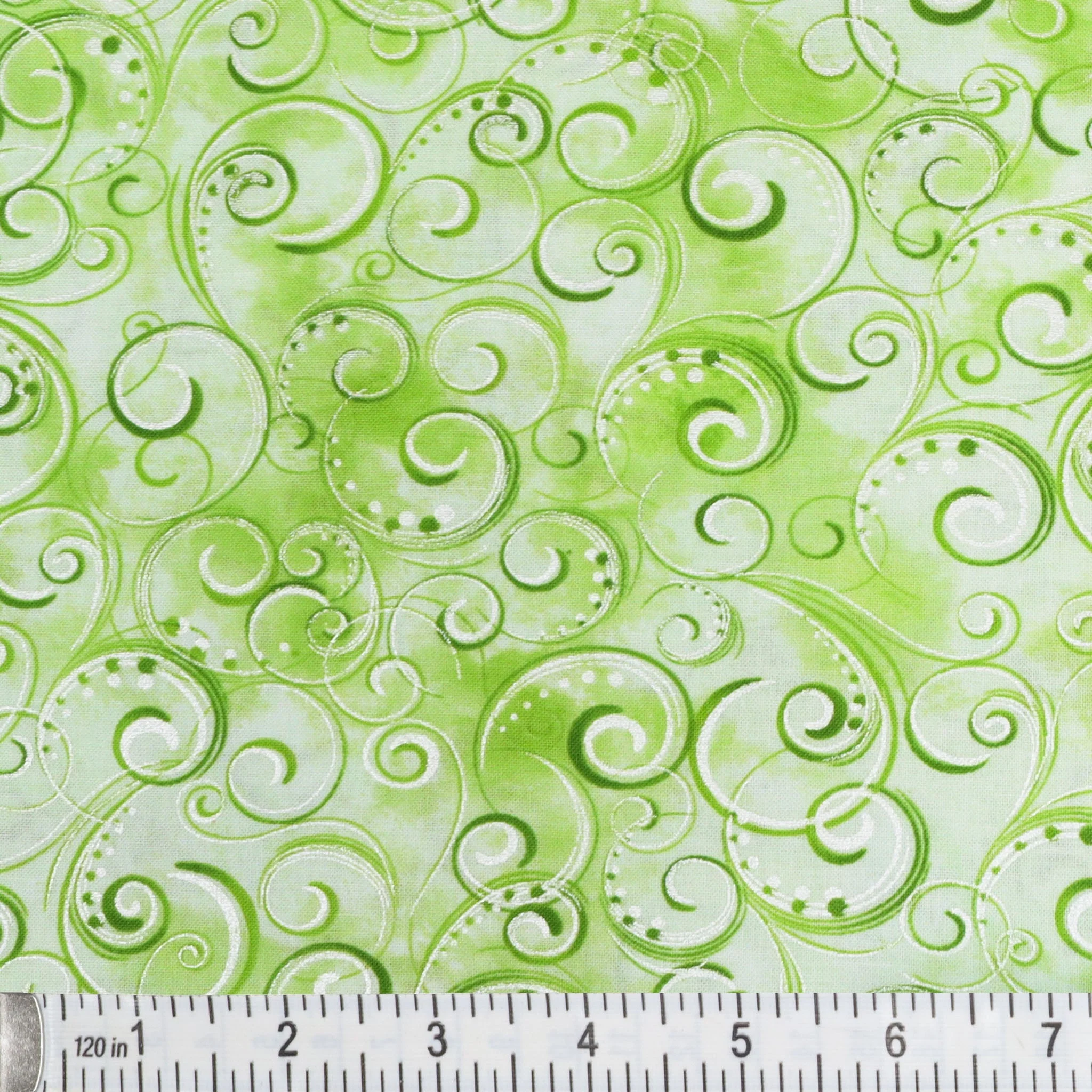Pearl Splendor Fabric Collection - Spring Green - Image 2