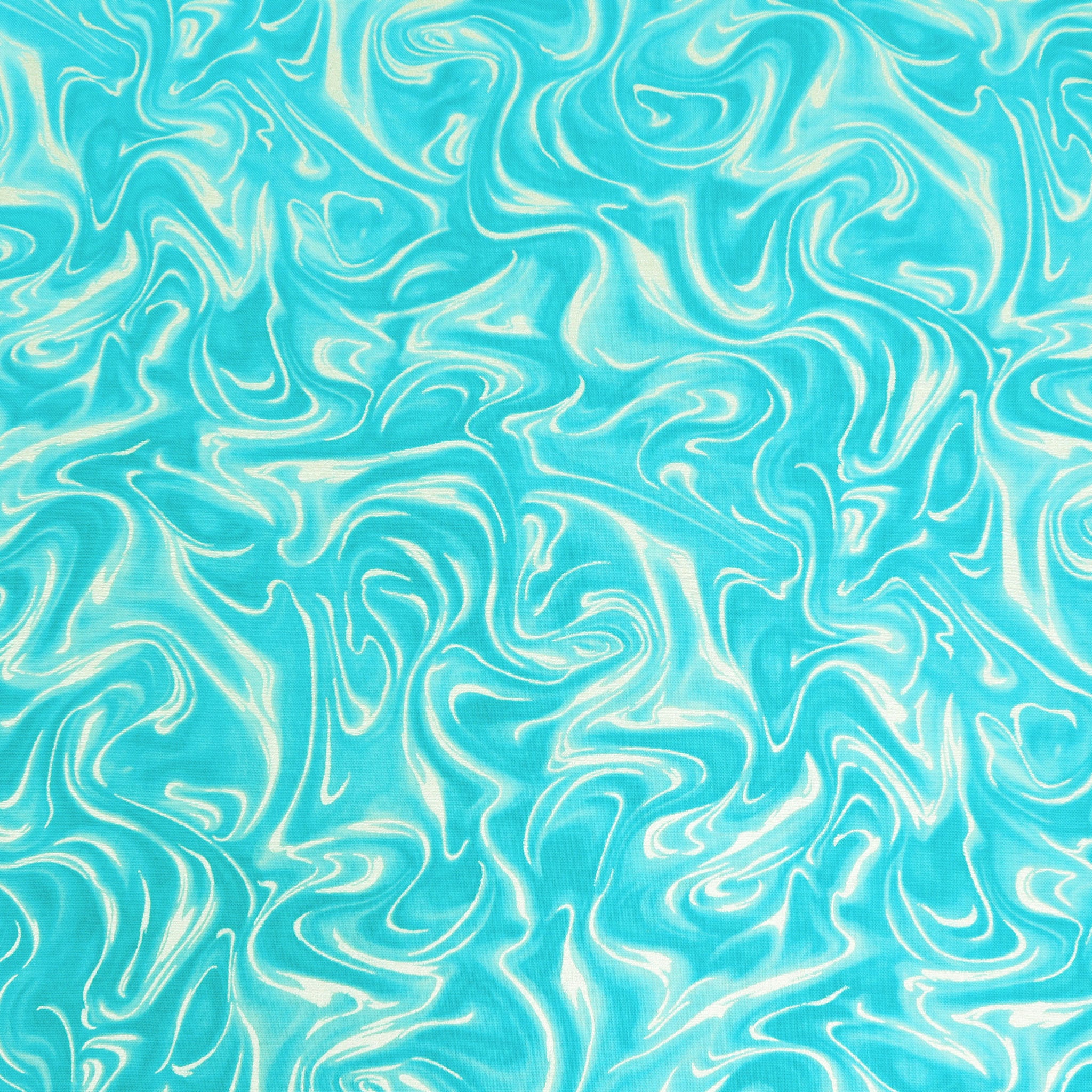 Pearlized Marble Fabric Collection - Lagoon