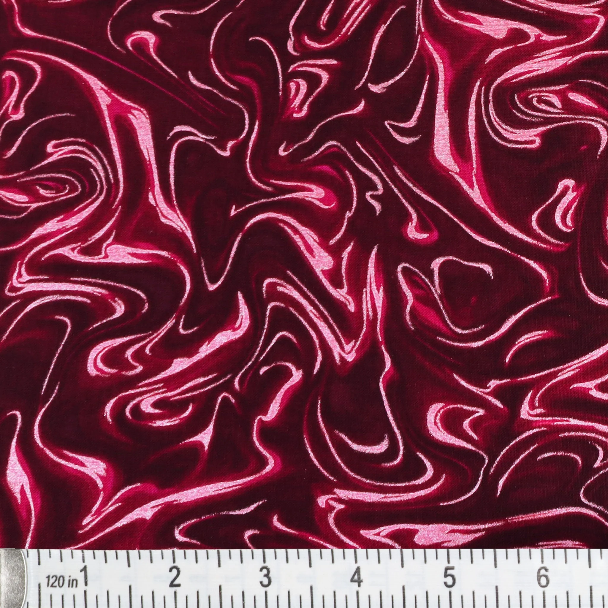 Pearlized Marble Fabric Collection - Ruby - Image 2