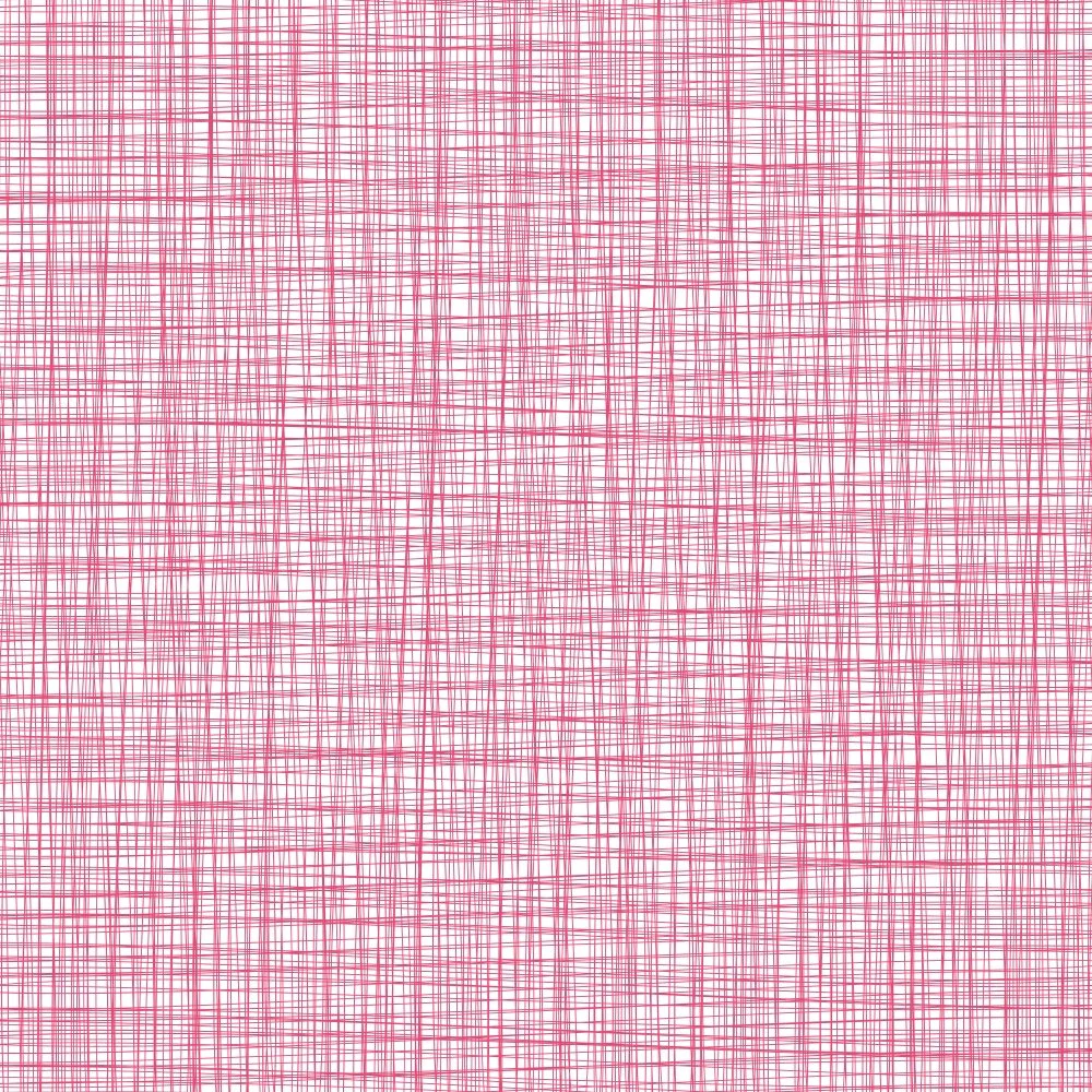 Pencil Hatching Fabric - Pink Carmine