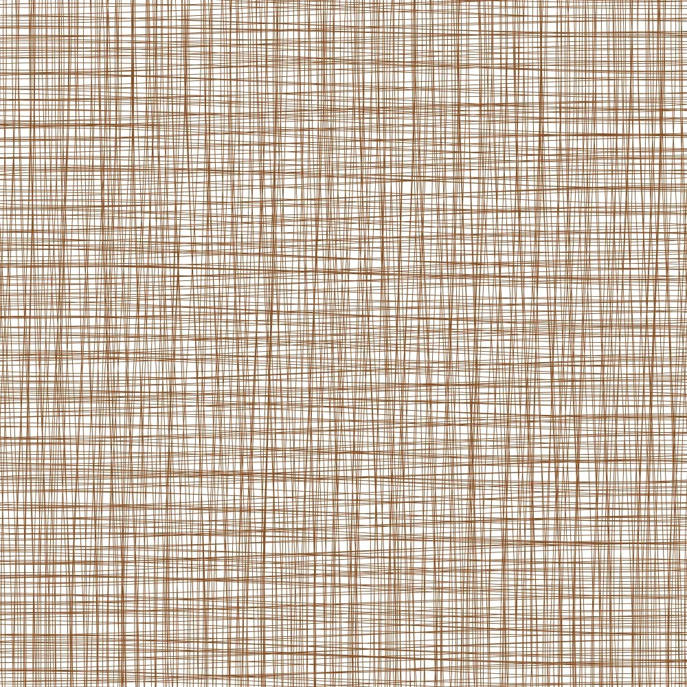 Pencil Hatching Fabric - Russet