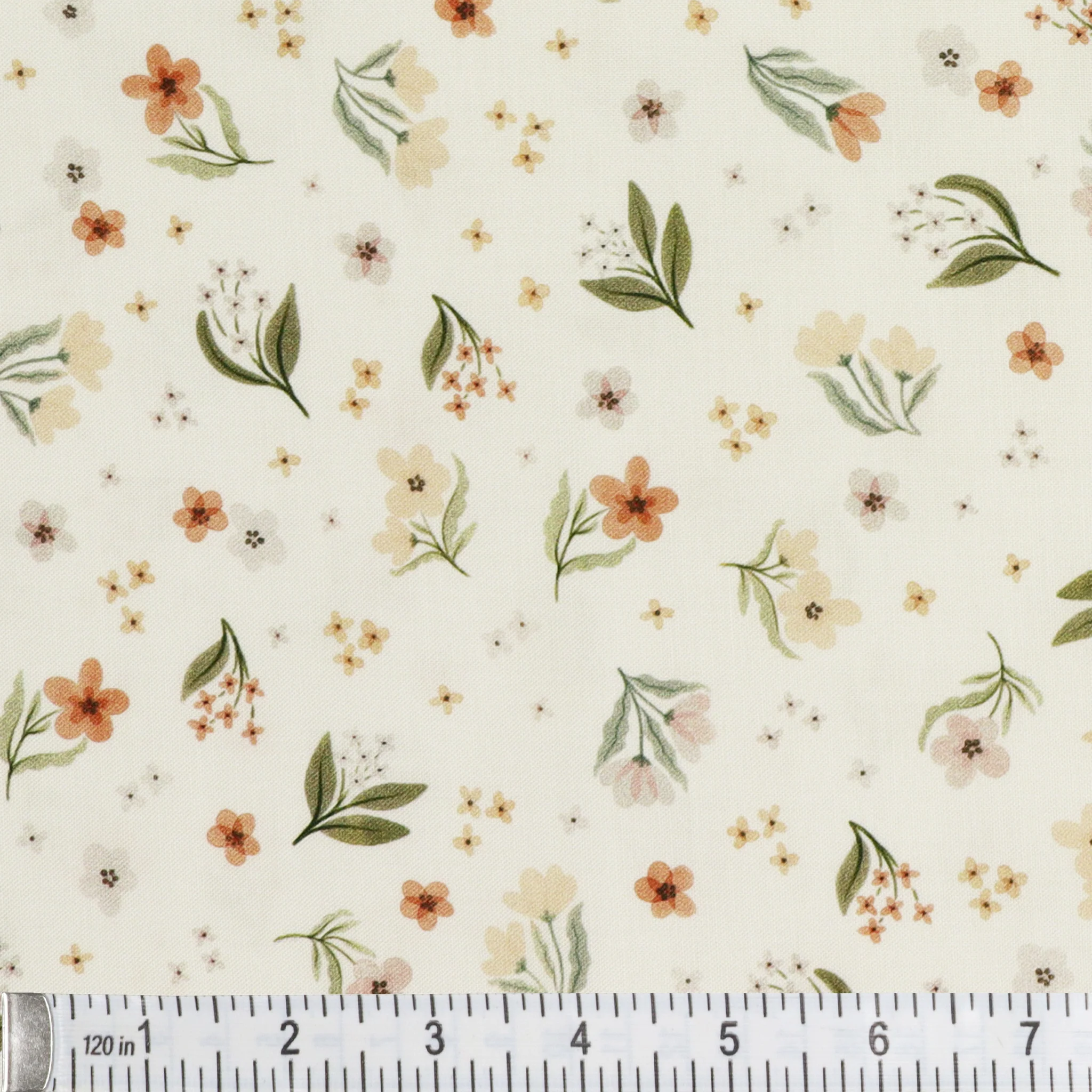 Petal & Purr Fabric Collection - Petal Pickings, White - Image 3