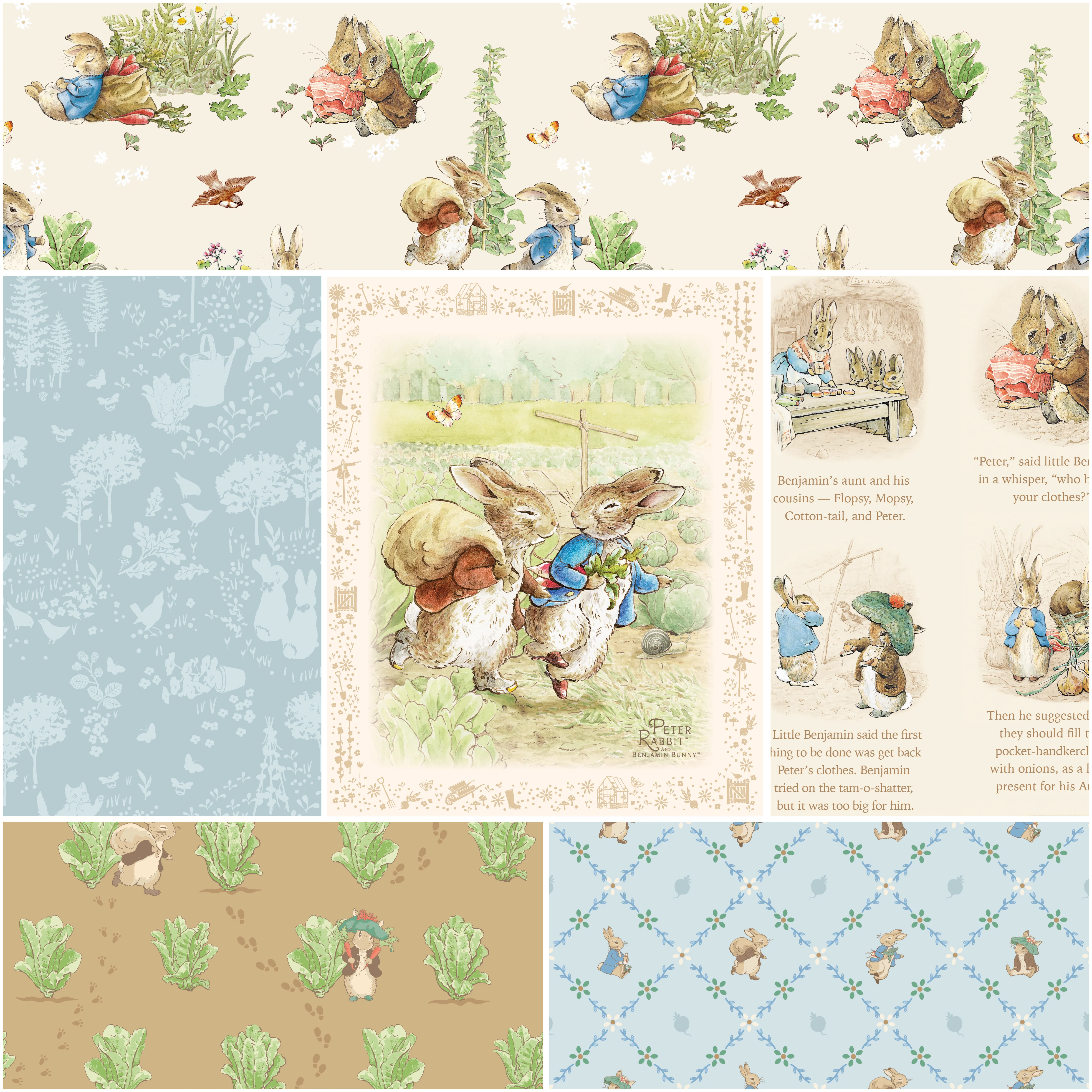 Peter's Garden Adventure Quilt Kit - Image 6