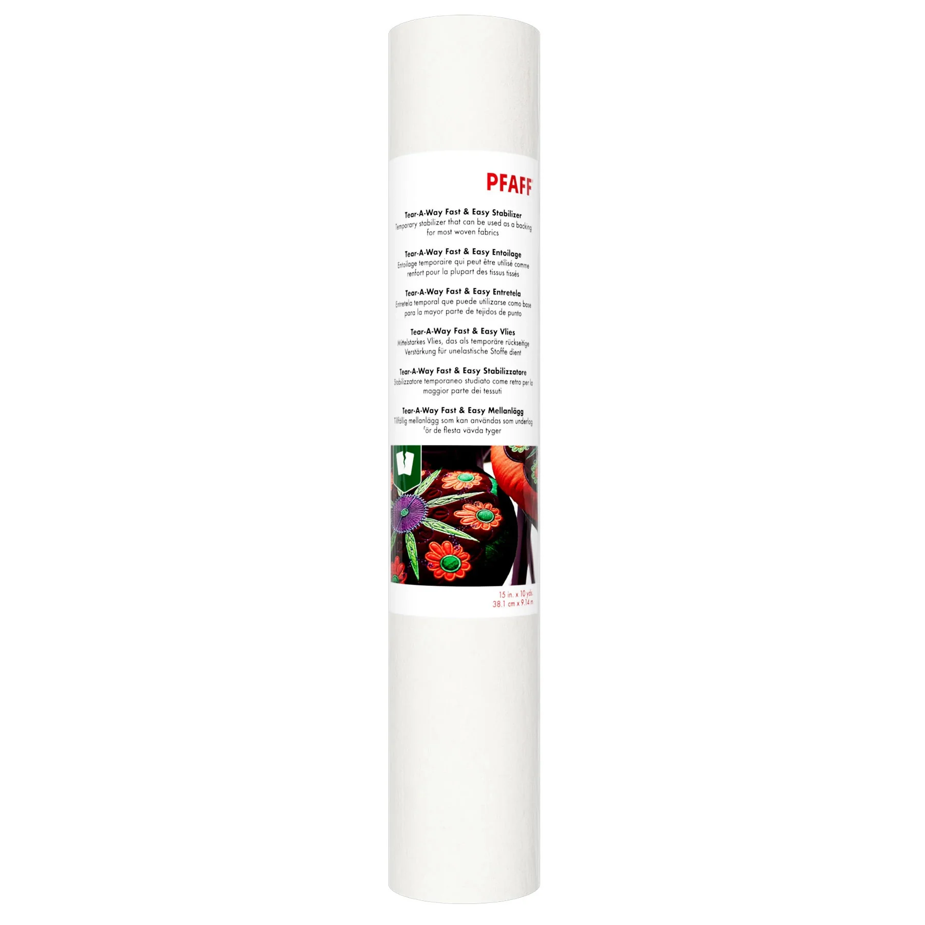 Pfaff Tear-A-Way Fast & Easy Stabilizer - 15" x 10yds