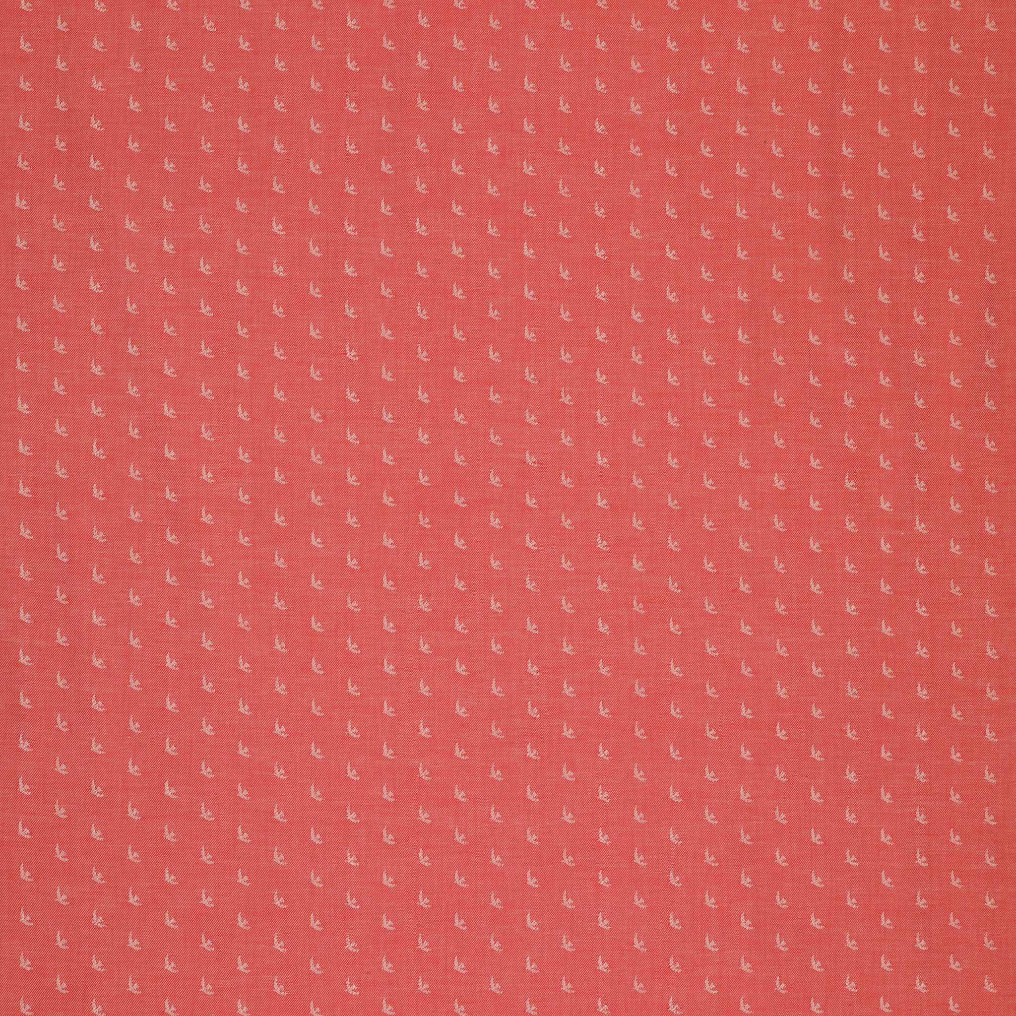 Picnic Wovens Fabric Collection - Birds in Cardinal