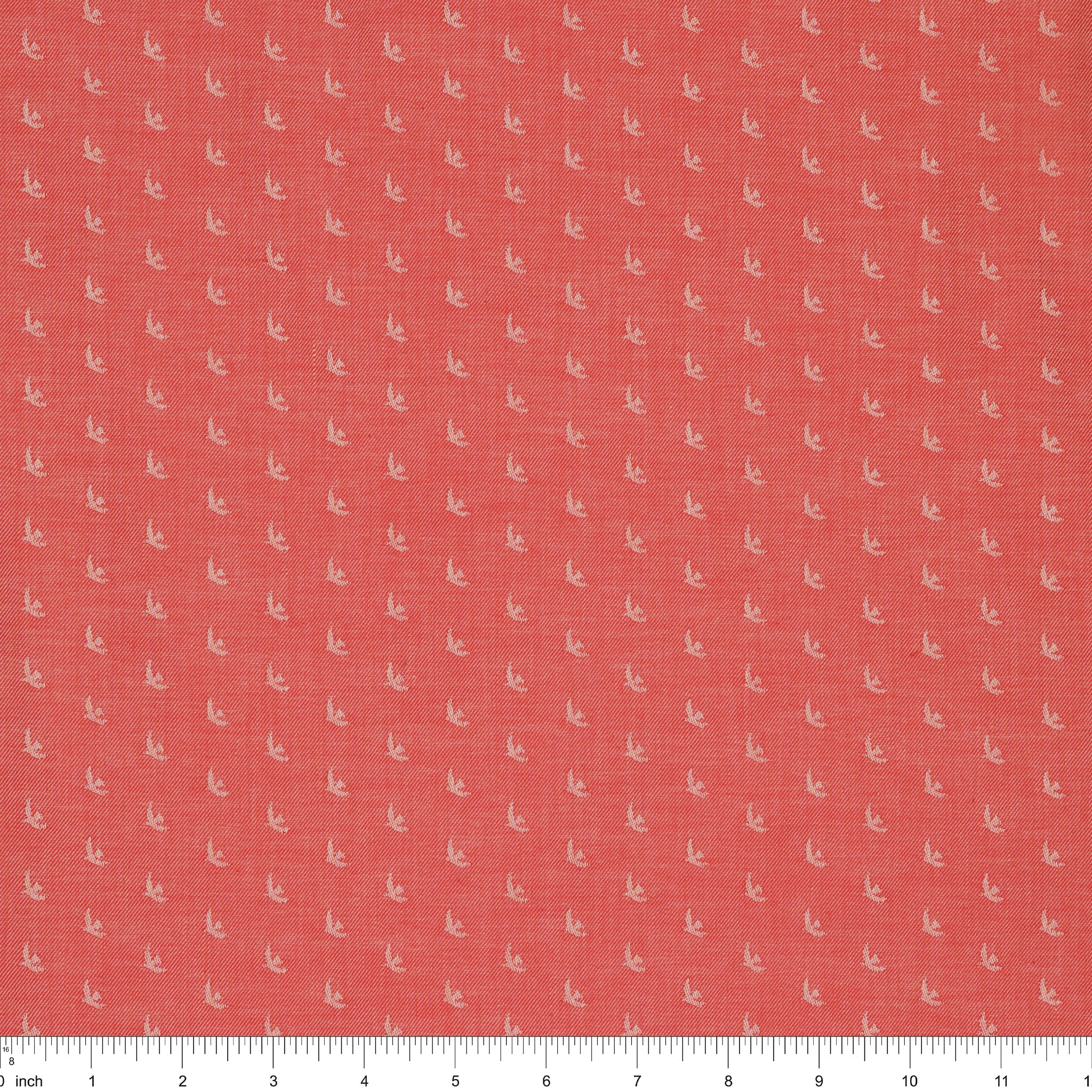 Picnic Wovens Fabric Collection - Birds in Cardinal - Image 3