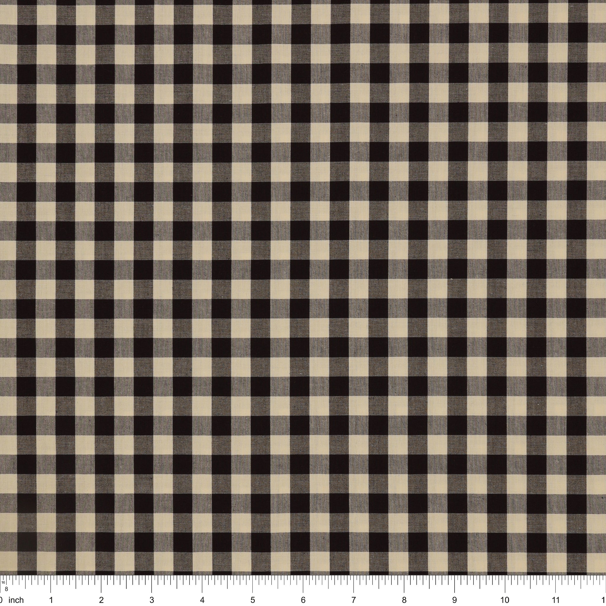 Picnic Wovens Fabric Collection - Gingham in Licorice - Image 3