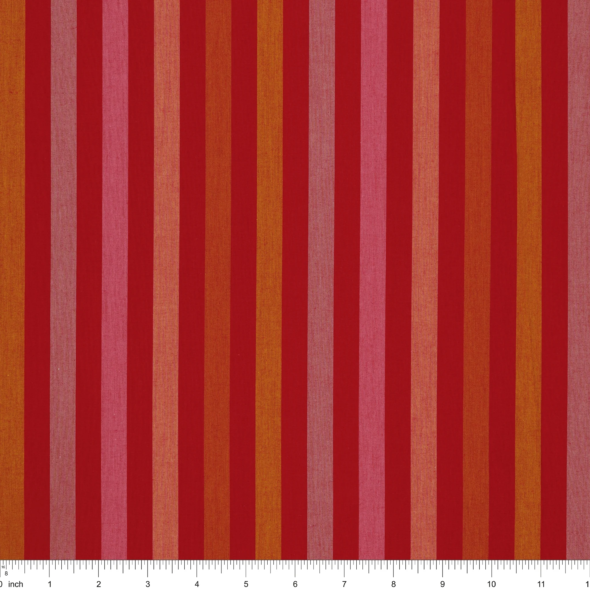 Picnic Wovens Fabric Collection - Stripe in Fruit Salad - Image 3