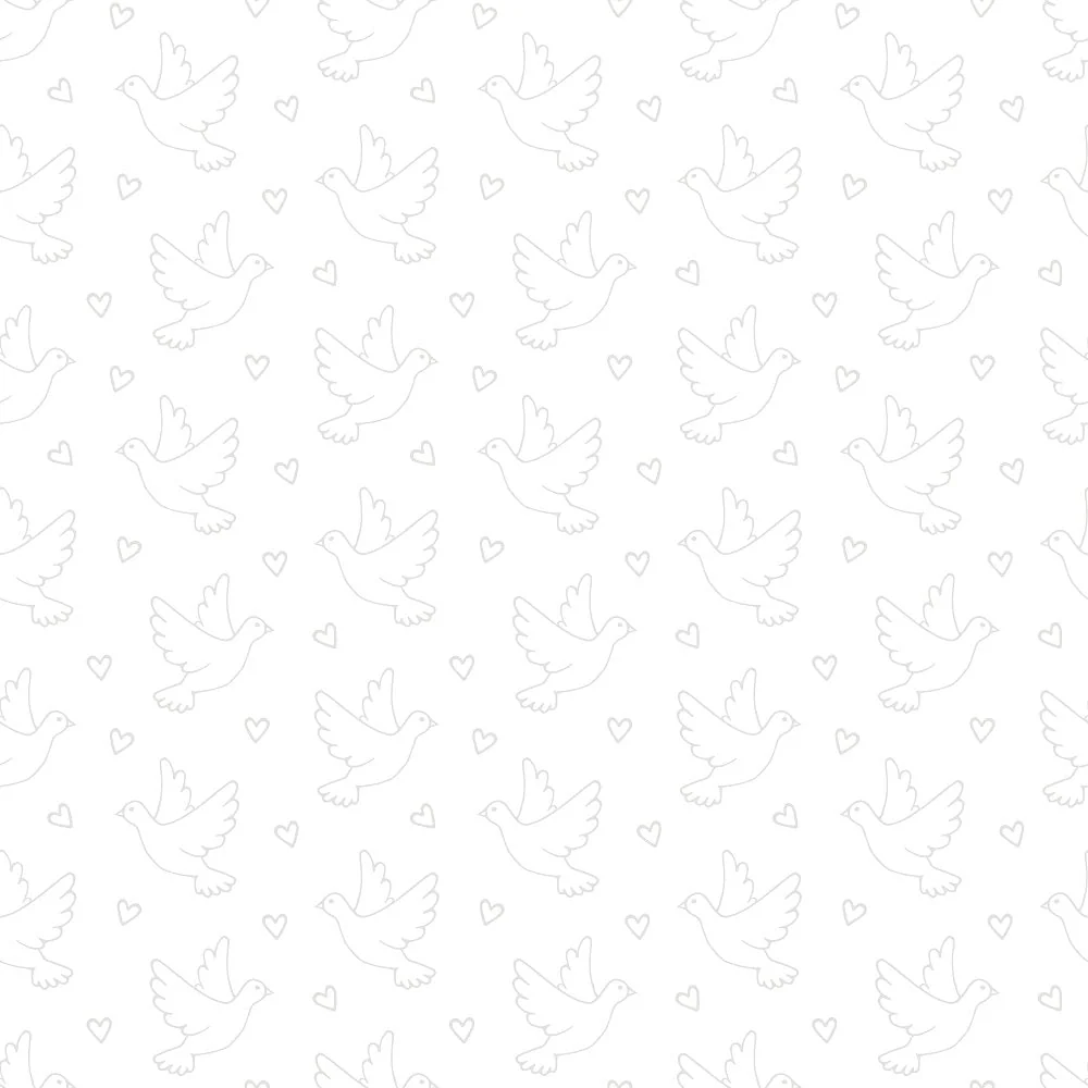 Pigeons Tone on Tone Fabric - Image 2