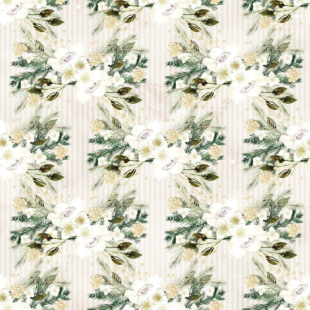 Pine Branches Pattern #1 Fabric