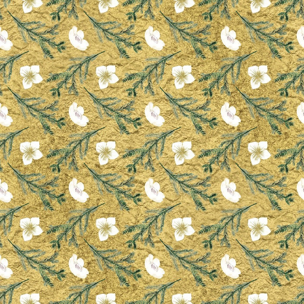Pine Branches Pattern #3 Fabric
