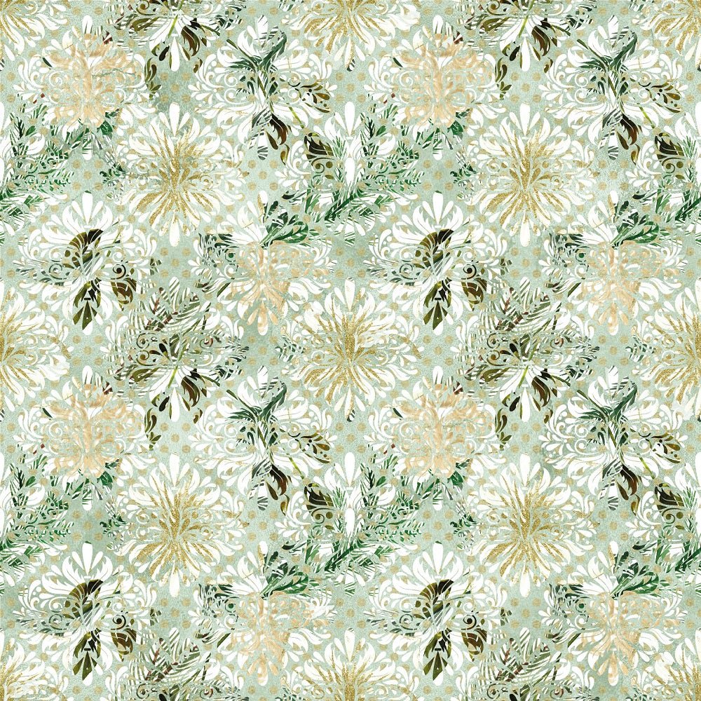 Pine Branches Pattern #4 Fabric