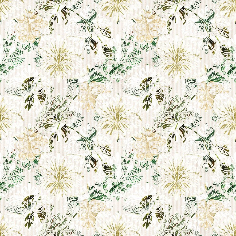 Pine Branches Pattern #6 Fabric