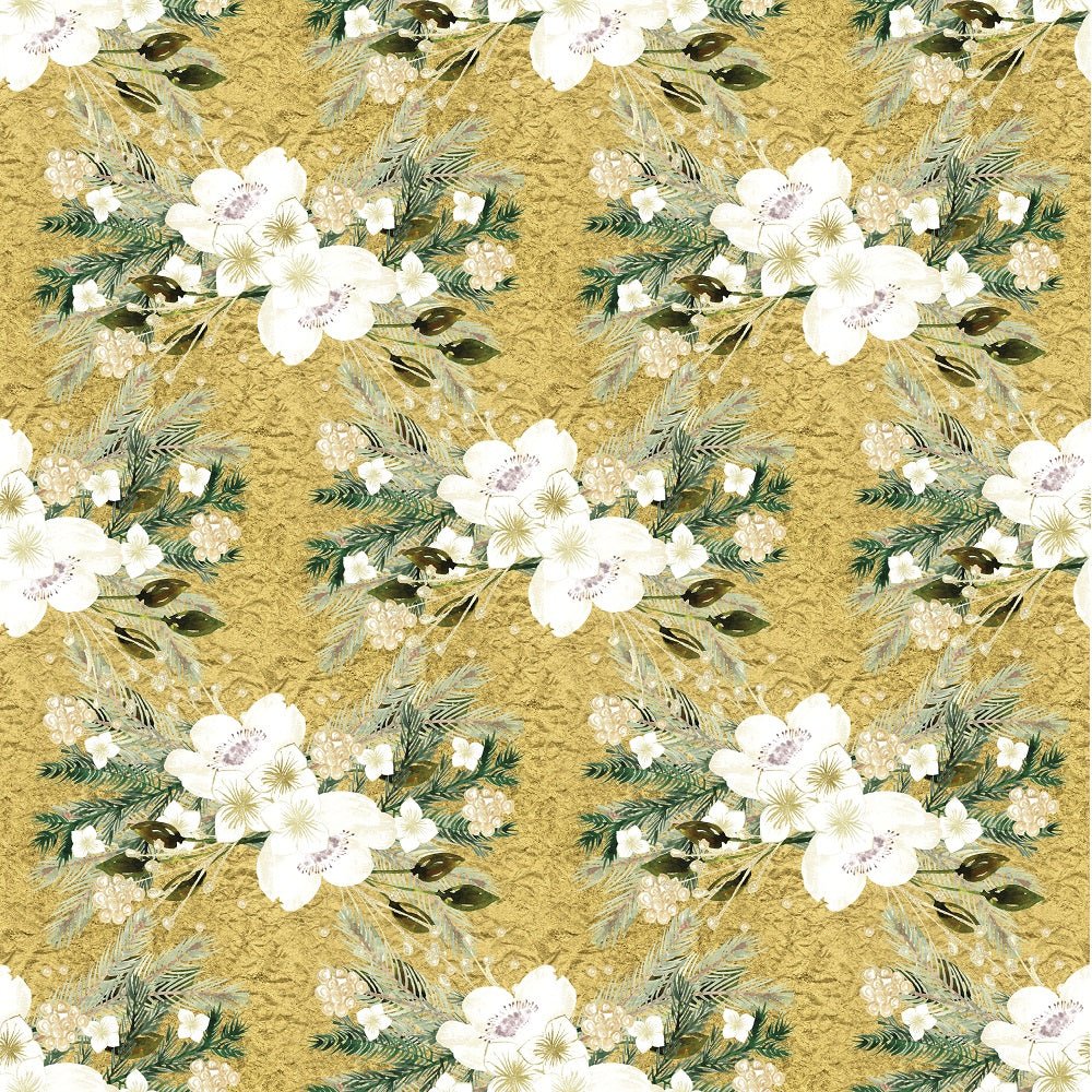Pine Branches Pattern #9 Fabric