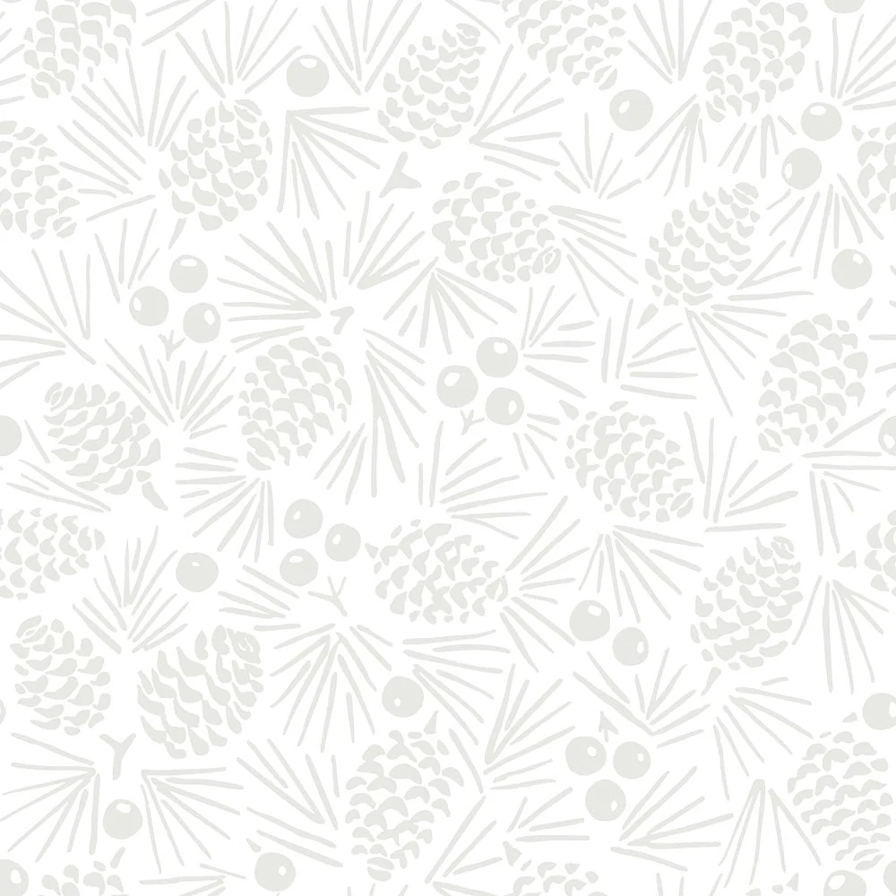 Pinecone & Berries Tone on Tone Fabric - Image 2