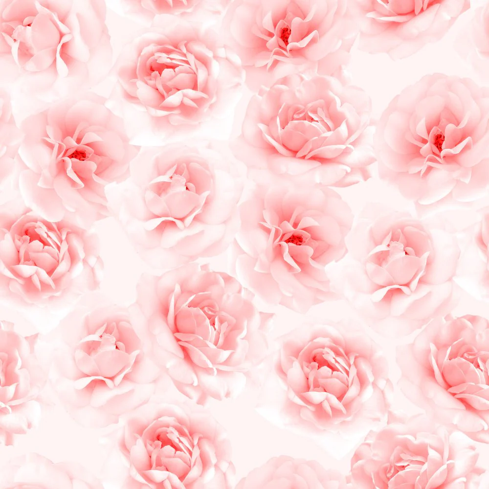 Pink Faded Roses Fabric