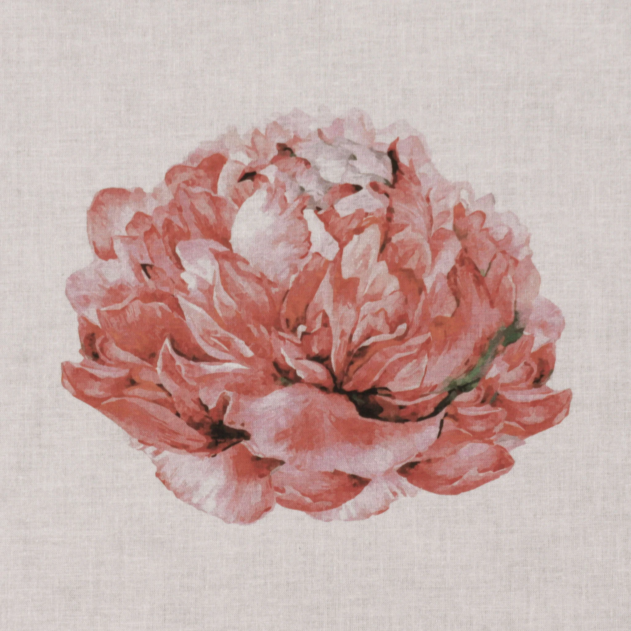 Pink Peony Fabric Panel Variation 3 - Image 2