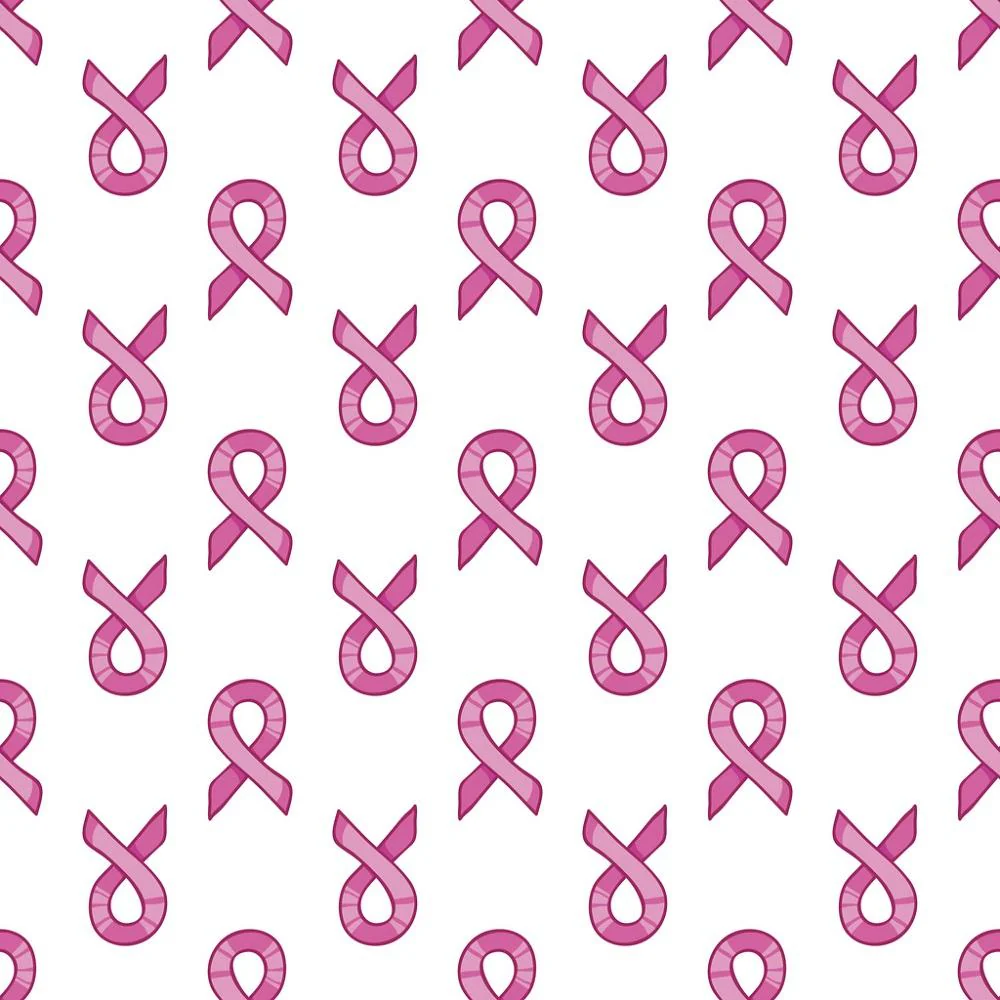 Pink Ribbon Breast Cancer Fabric